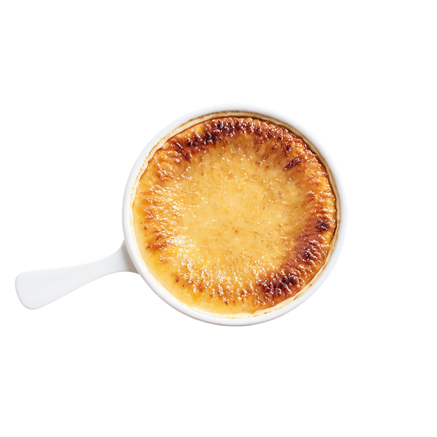 Creme Brulee desserts isolated on transparent background #4756