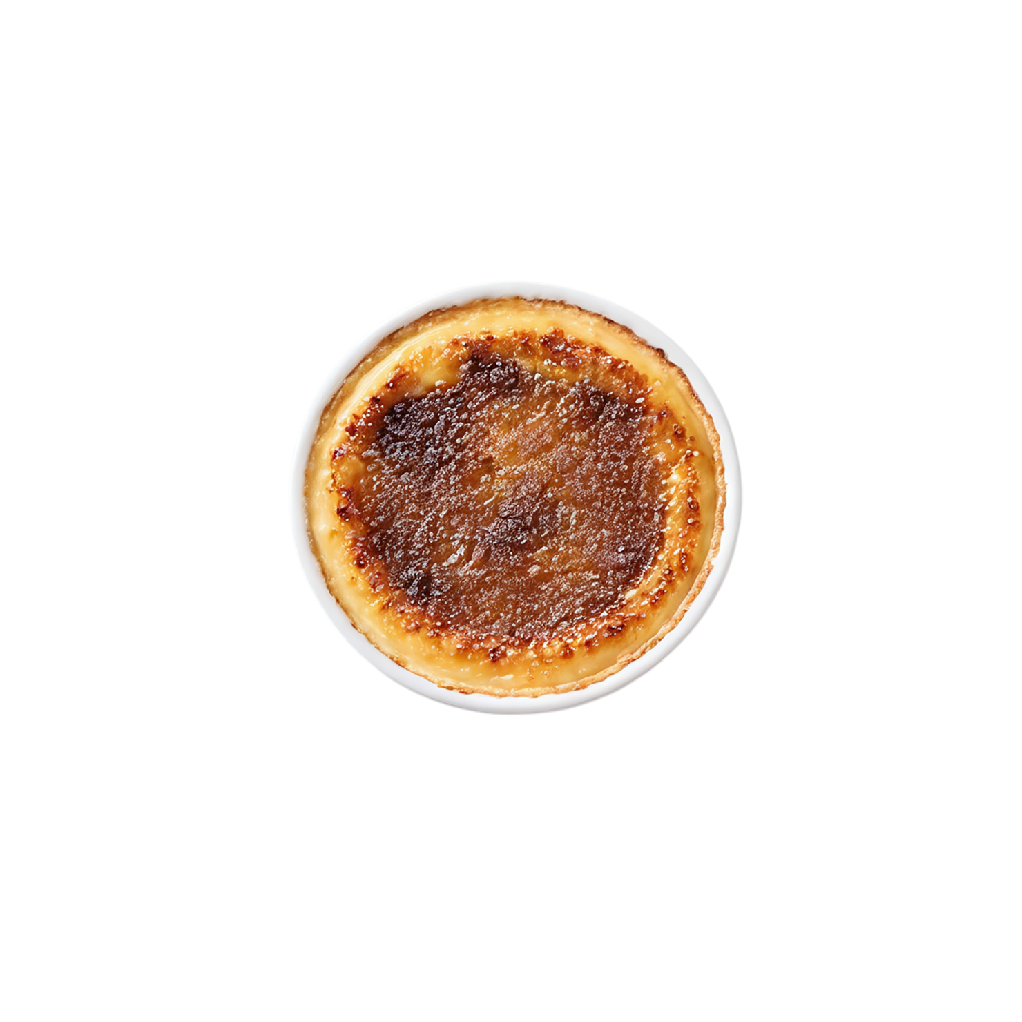 Creme Brulee desserts isolated on transparent background #4758