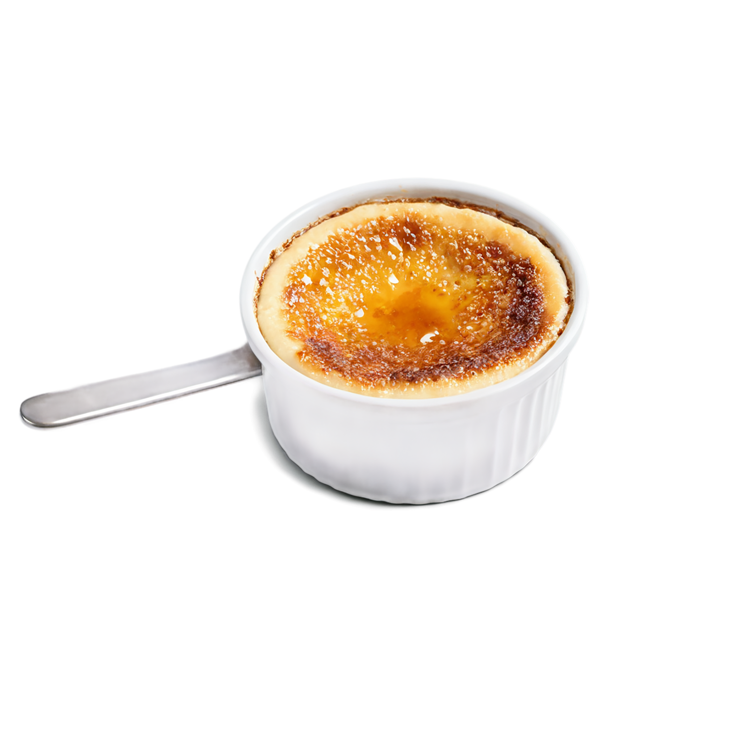 Creme Brulee desserts isolated on transparent background #4759