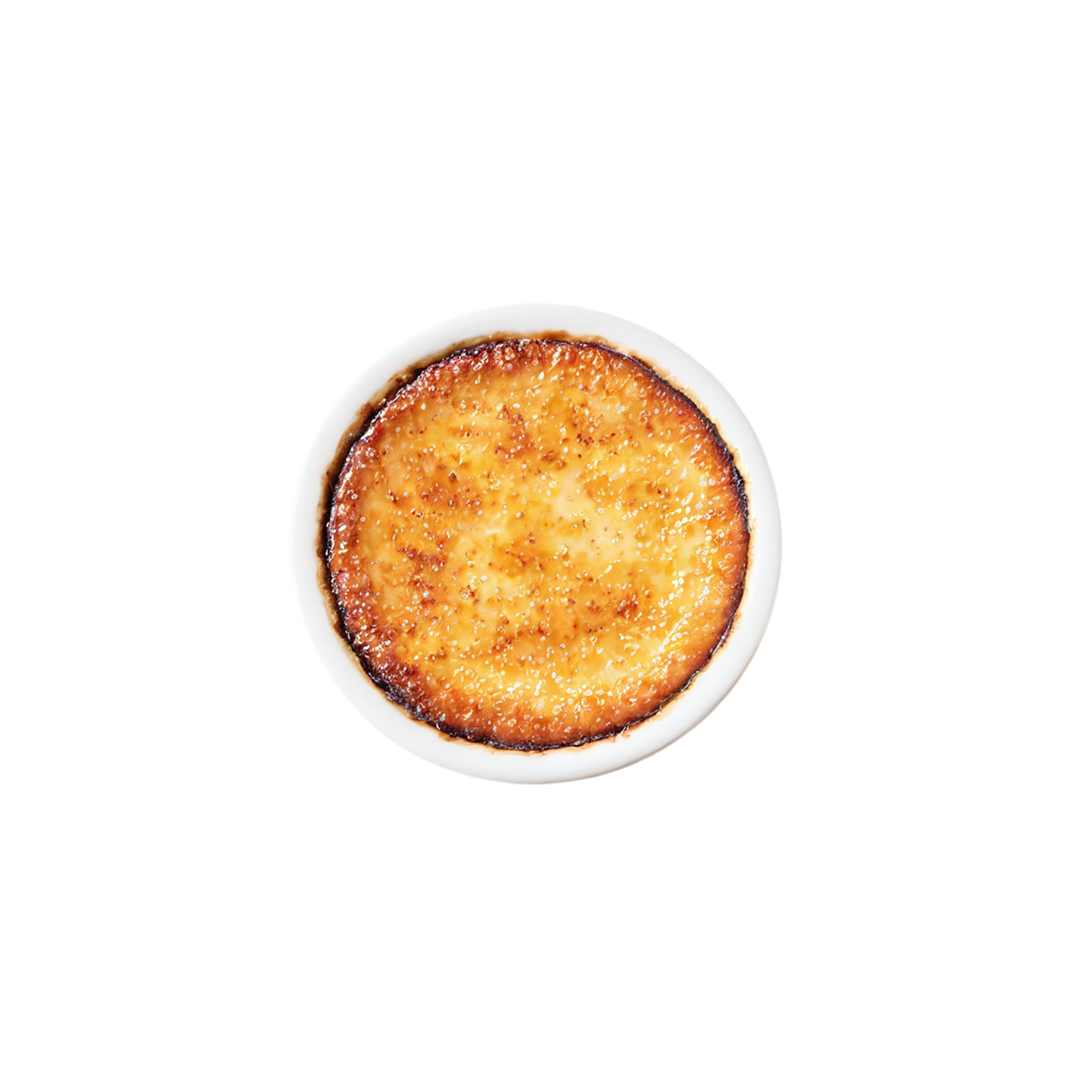 Creme Brulee desserts isolated on transparent background #4761