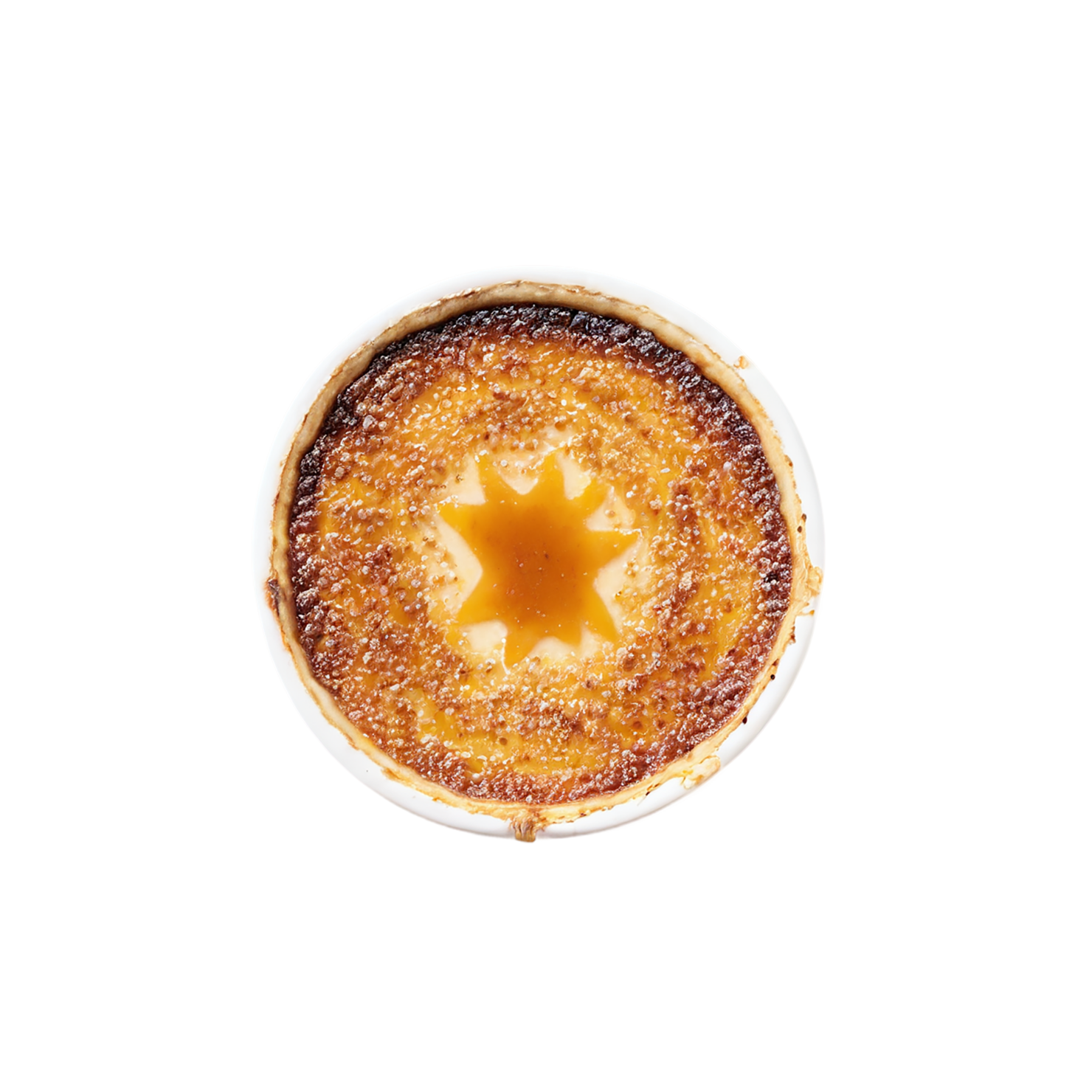Creme Brulee desserts isolated on transparent background #4763