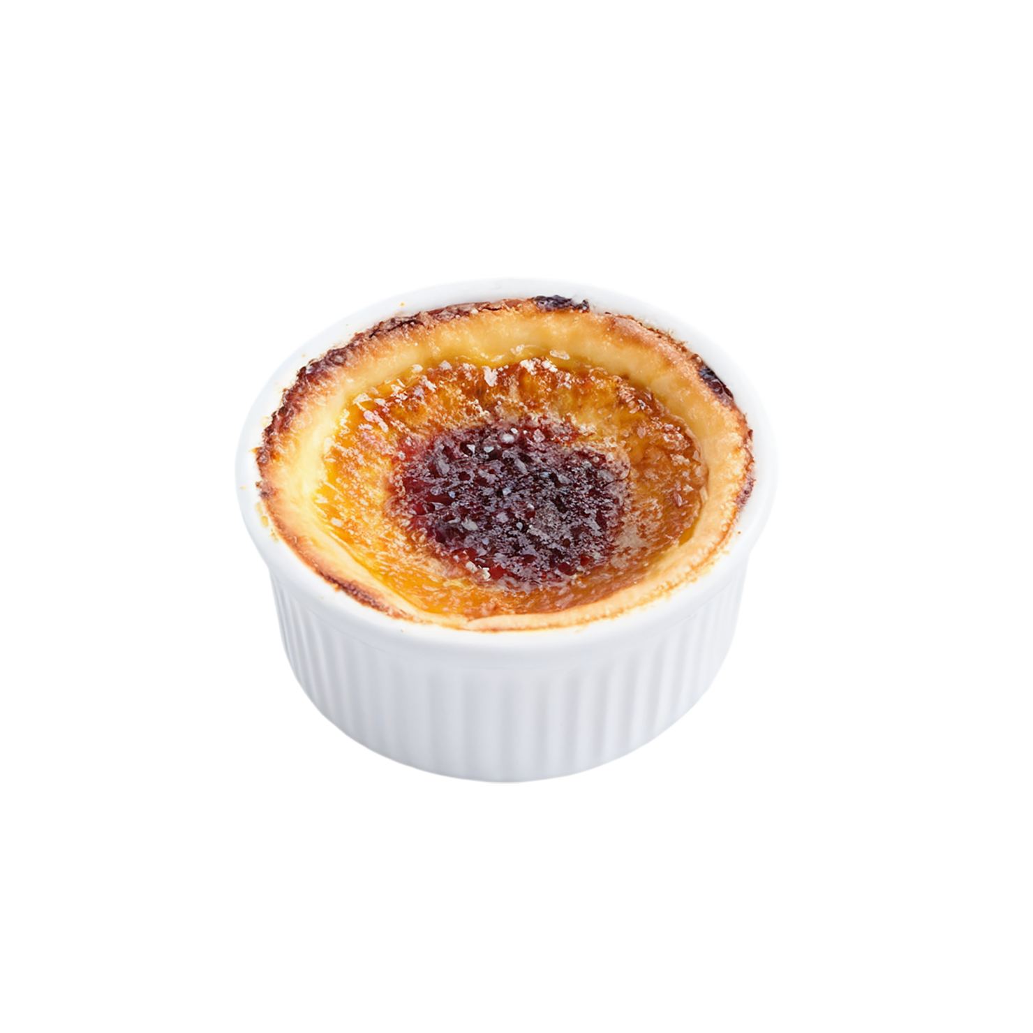 Creme Brulee desserts isolated on transparent background #4764