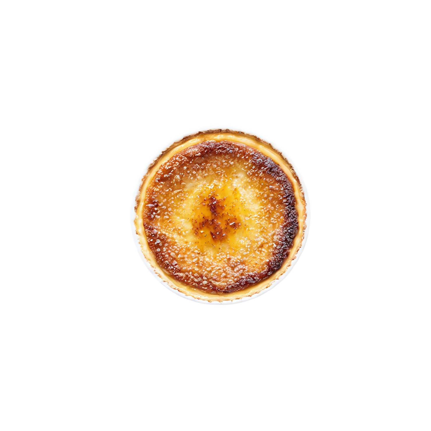 Creme Brulee desserts isolated on transparent background #4766