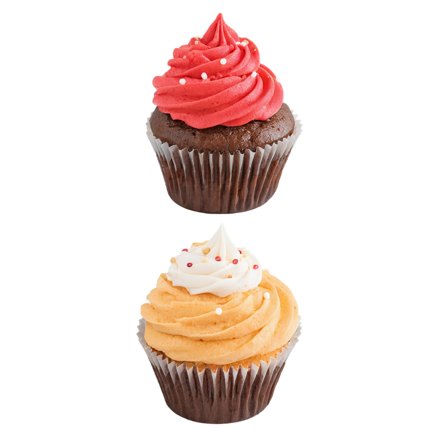 Cupcakes desserts isolated on transparent background #4782