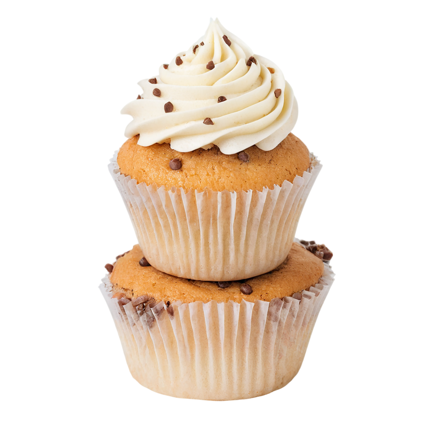Cupcakes desserts isolated on transparent background #4790
