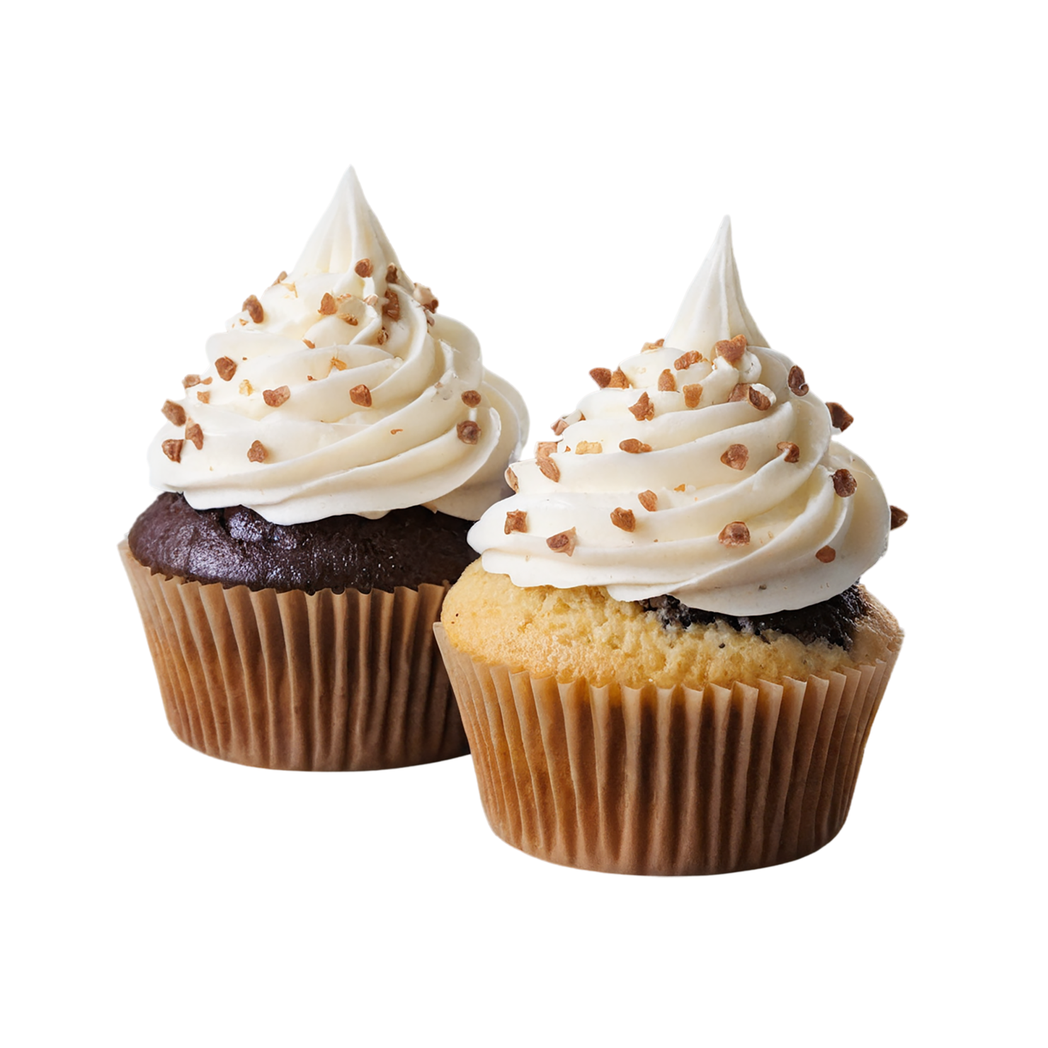 Cupcakes desserts isolated on transparent background #4793