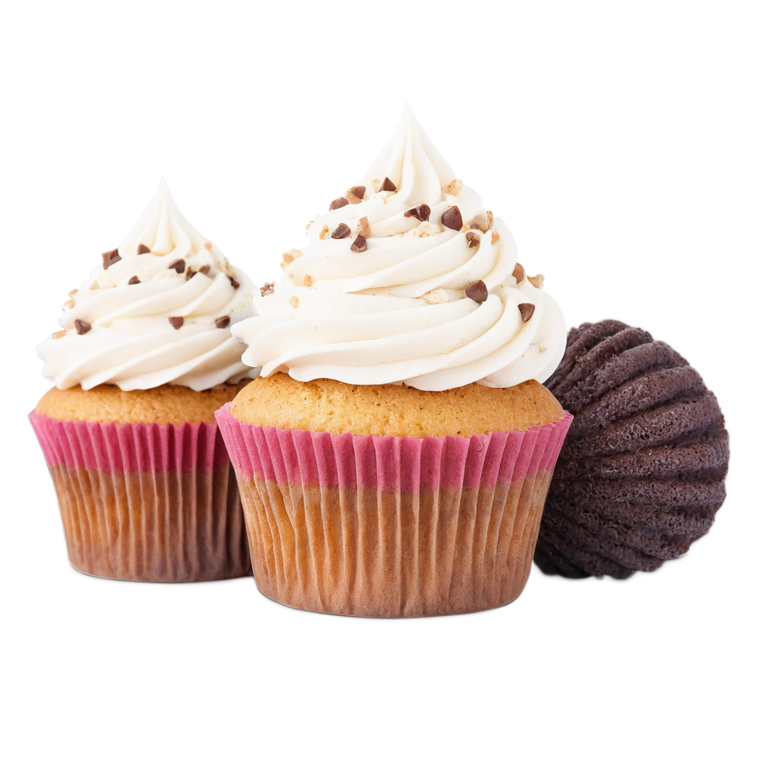 Cupcakes desserts isolated on transparent background #4794
