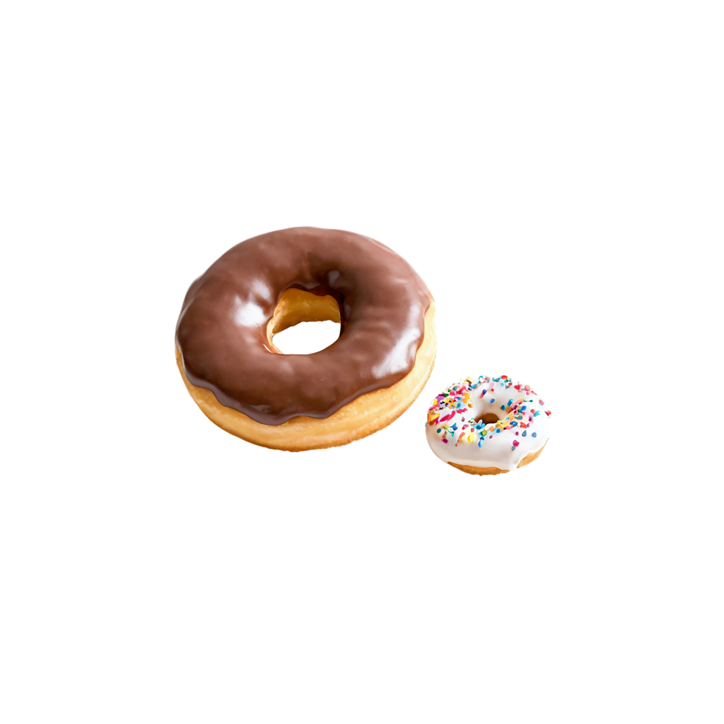 Donuts desserts isolated on transparent background #4812