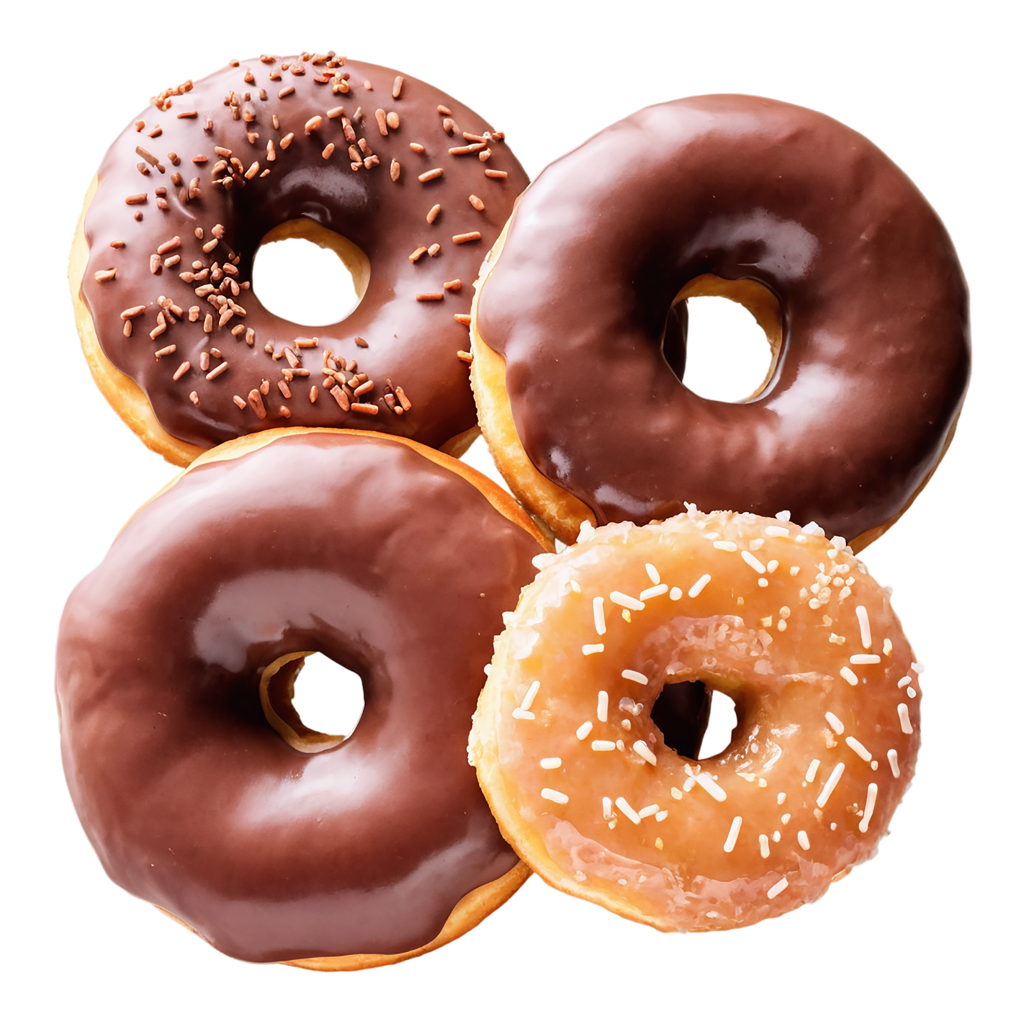 Donuts desserts isolated on transparent background #4815