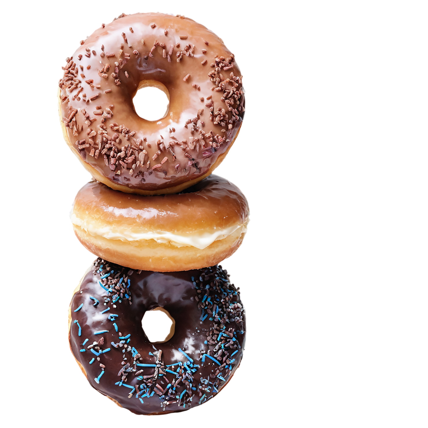 Donuts desserts isolated on transparent background #4818