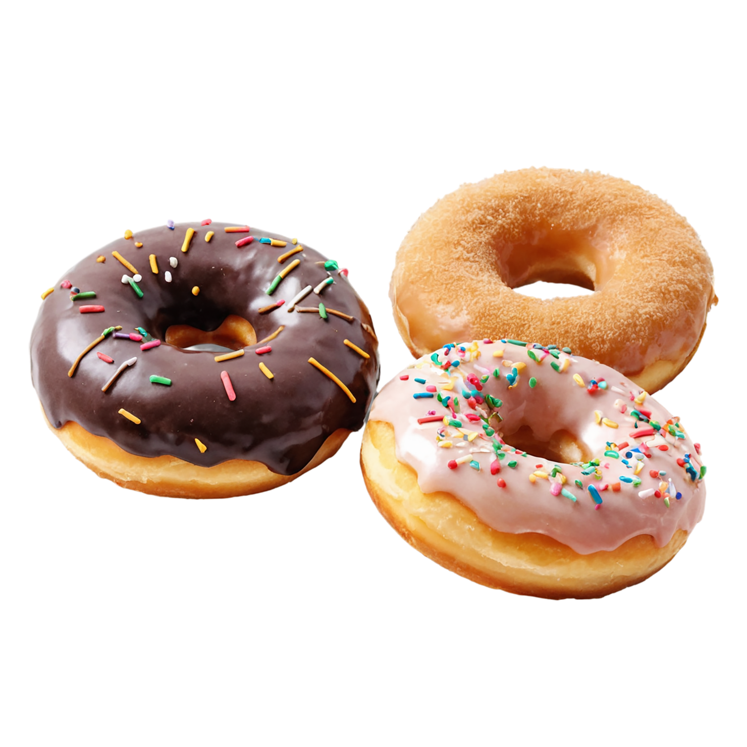 Donuts desserts isolated on transparent background #4822