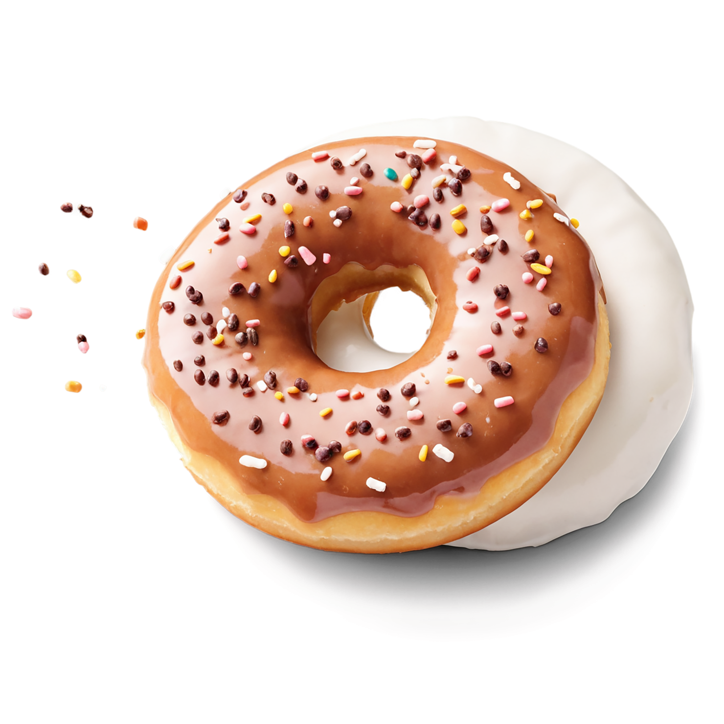 Donuts desserts isolated on transparent background #4824