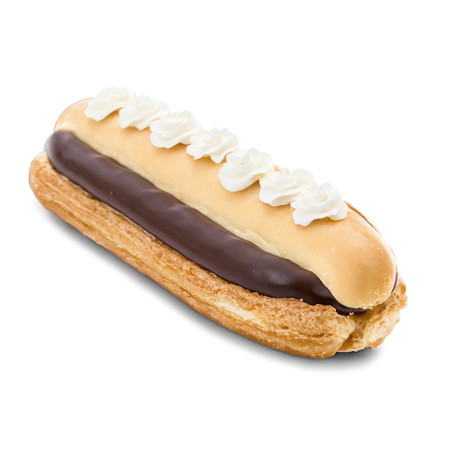 Éclairs with cream  desserts isolated on transparent background #4831