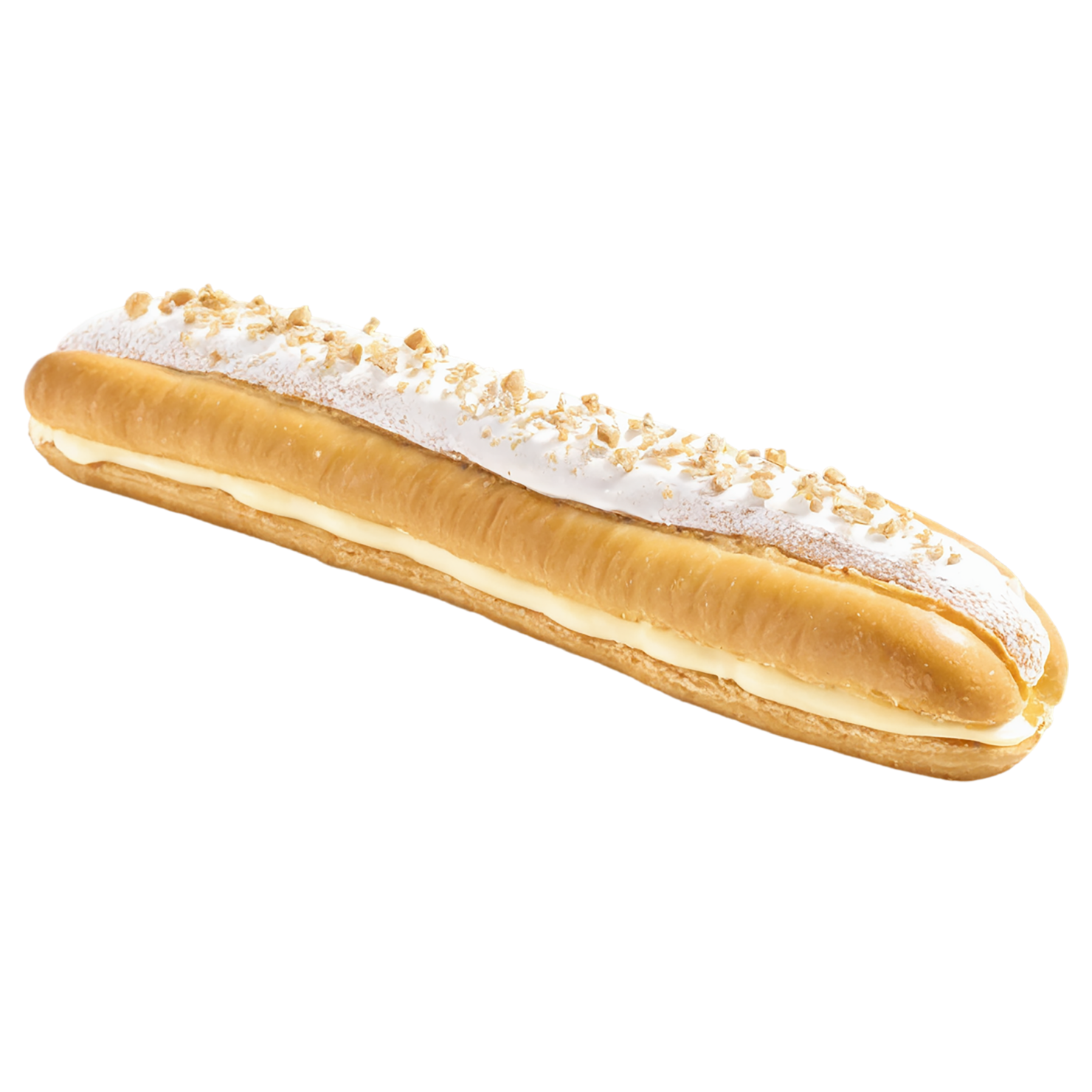 Éclairs with cream  desserts isolated on transparent background #4834