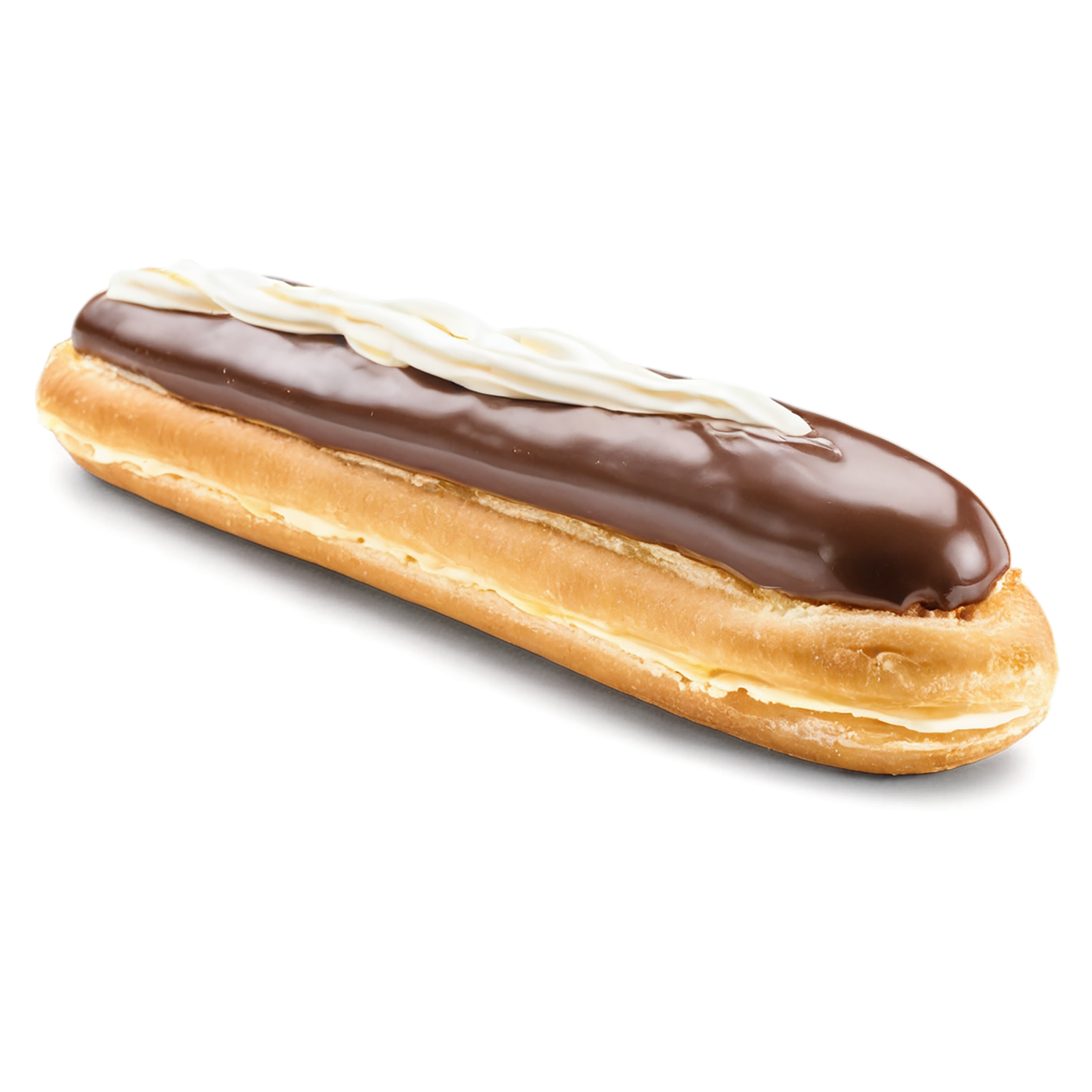 Éclairs with cream  desserts isolated on transparent background #4842