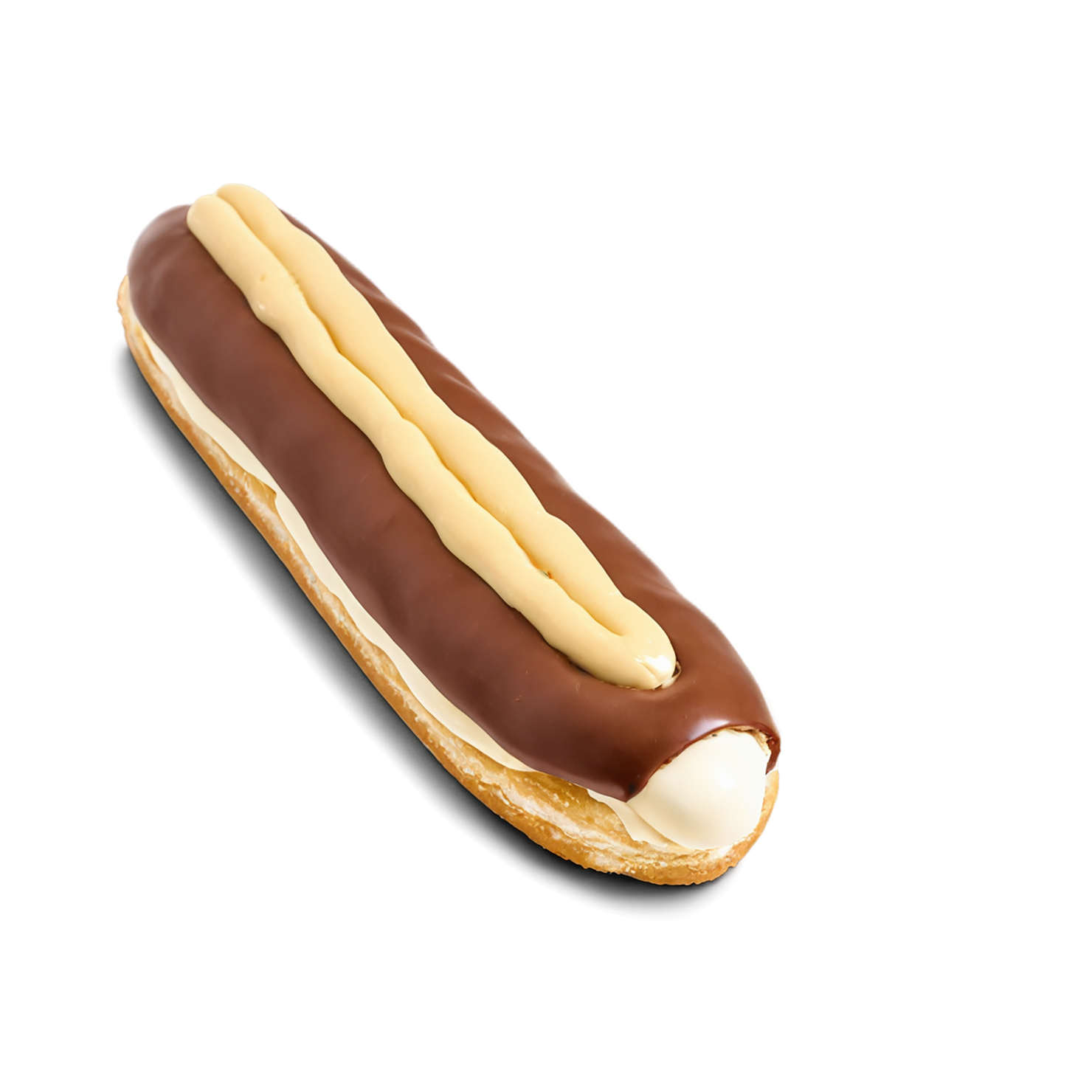 Éclairs with cream  desserts isolated on transparent background #4859