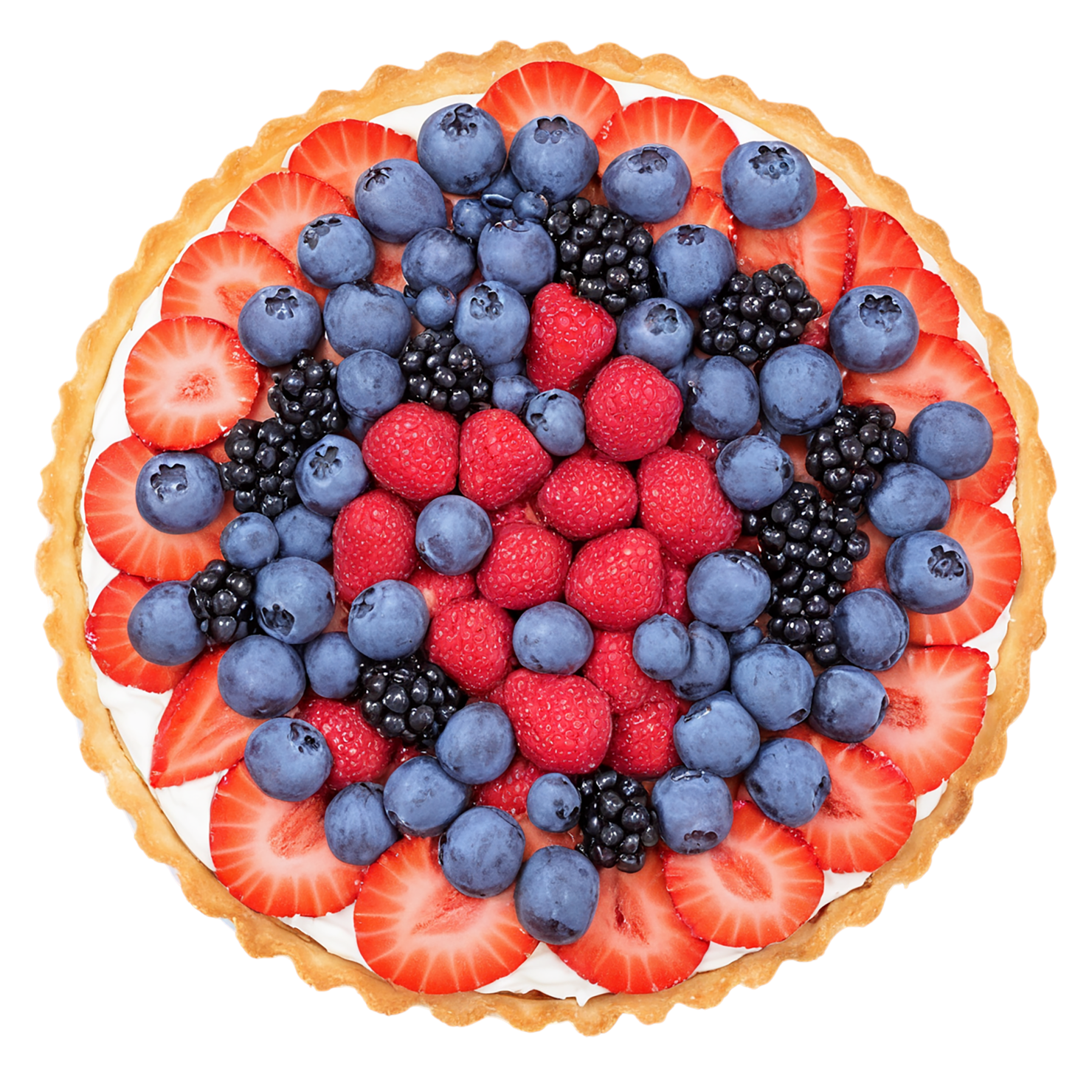 Fruit tart desserts isolated on transparent background #4861