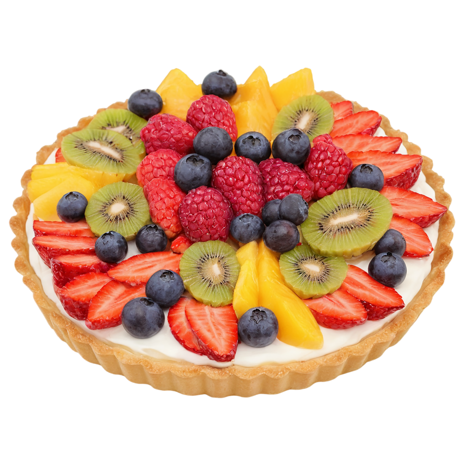Fruit tart  desserts isolated on transparent background #4867