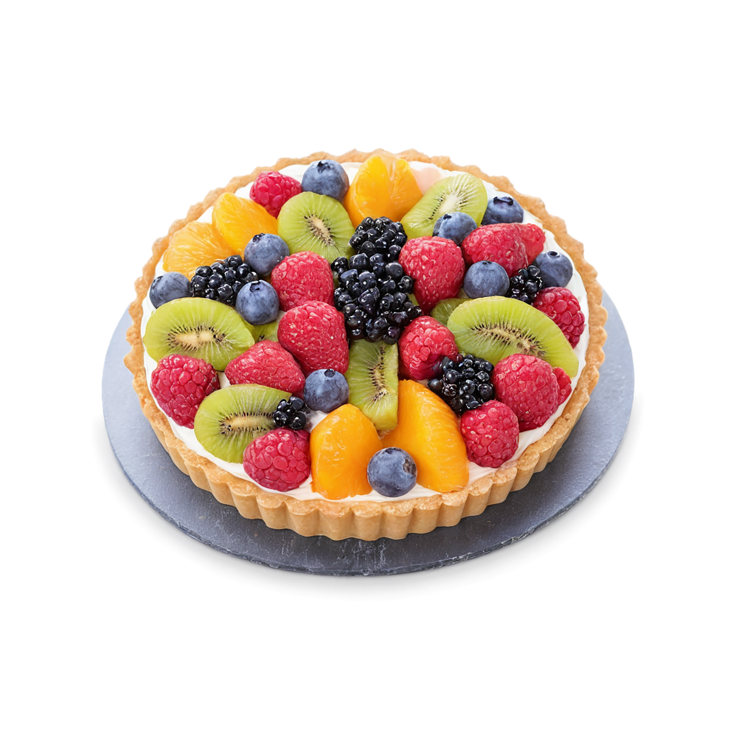 Fruit tart  desserts isolated on transparent background #4870