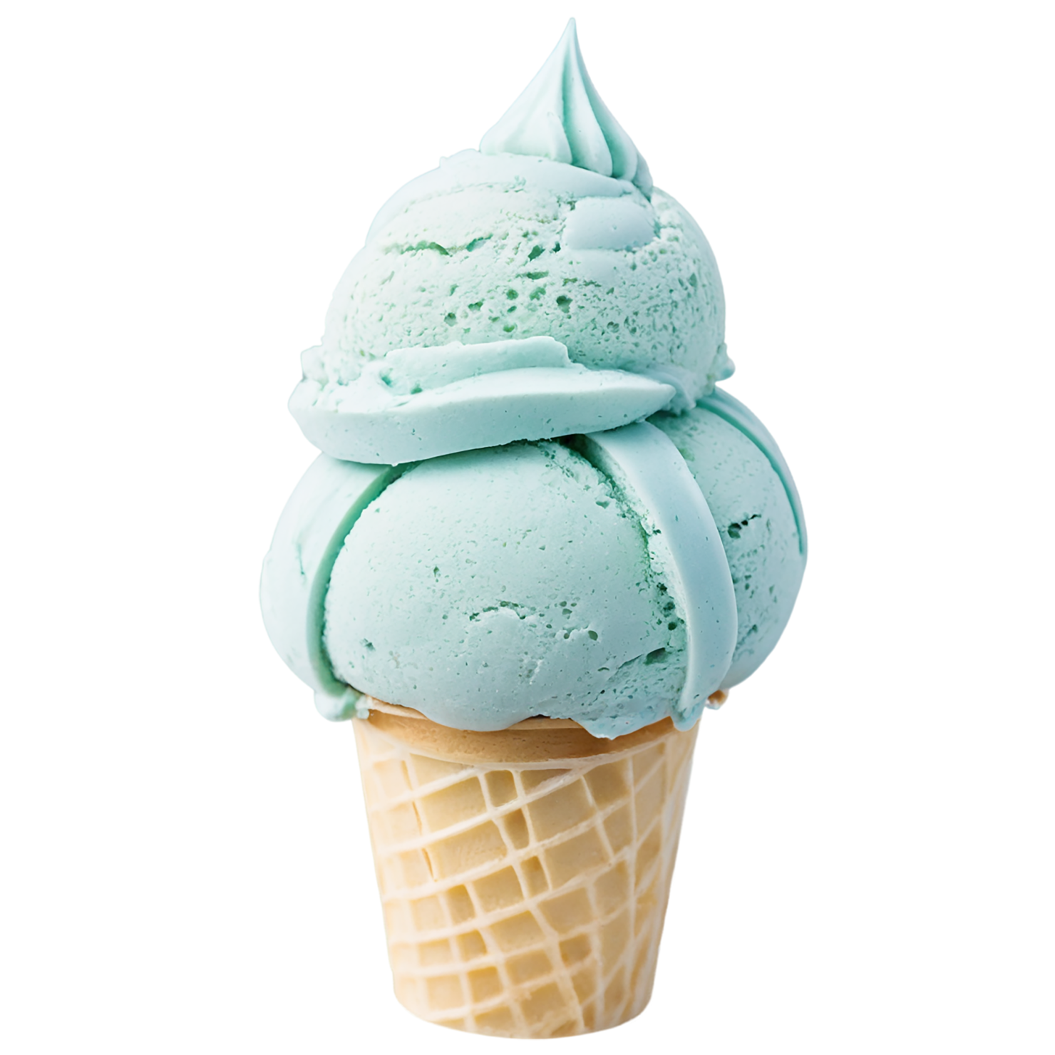Gelato desserts isolated on transparent background #4893