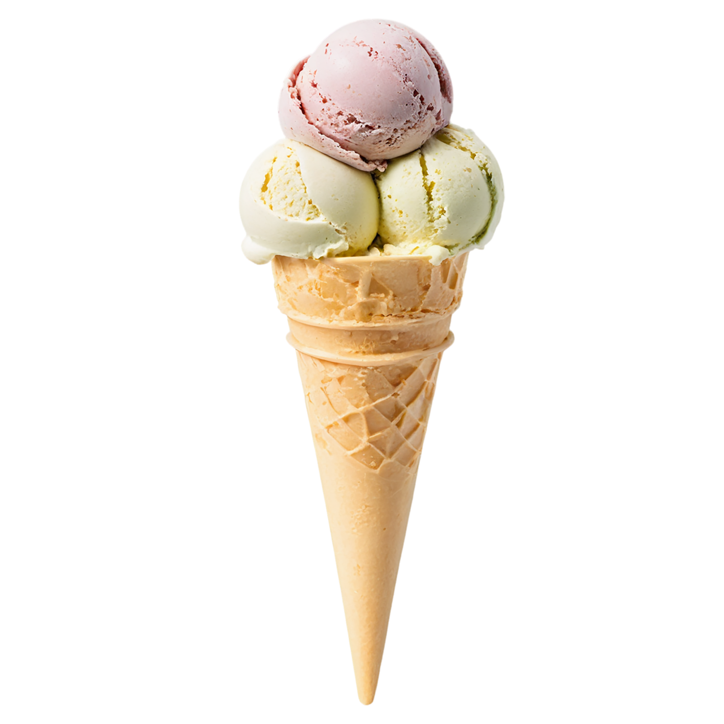 Gelato desserts isolated on transparent background #4899