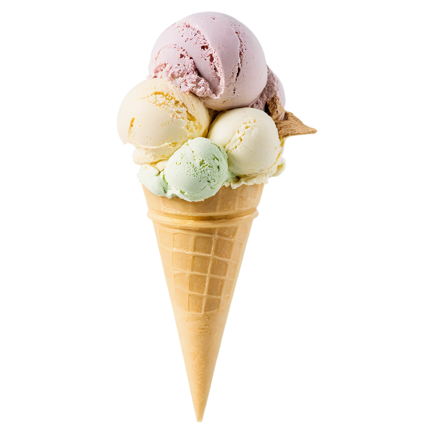 Gelato desserts isolated on transparent background #4900