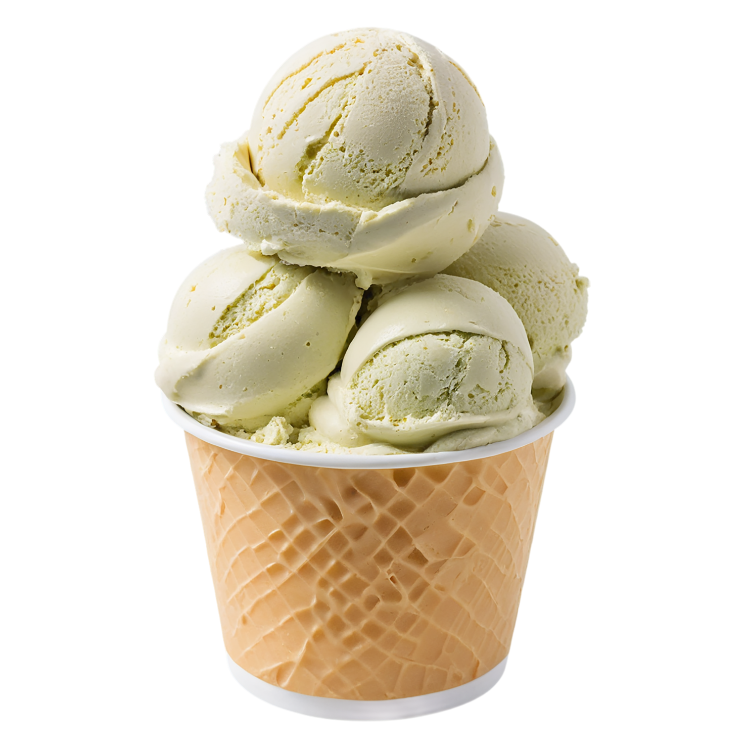 Gelato desserts isolated on transparent background #4902