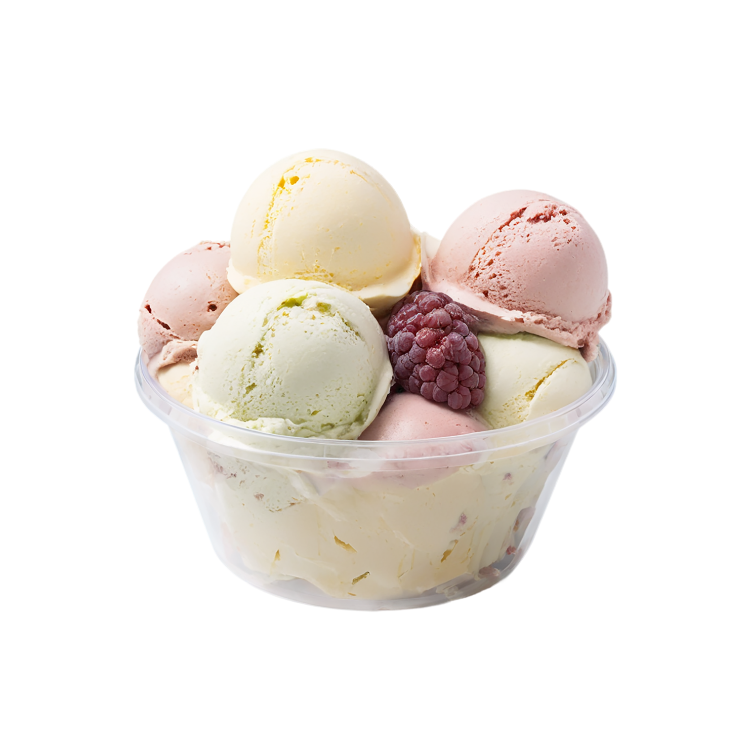 Gelato desserts isolated on transparent background #4903