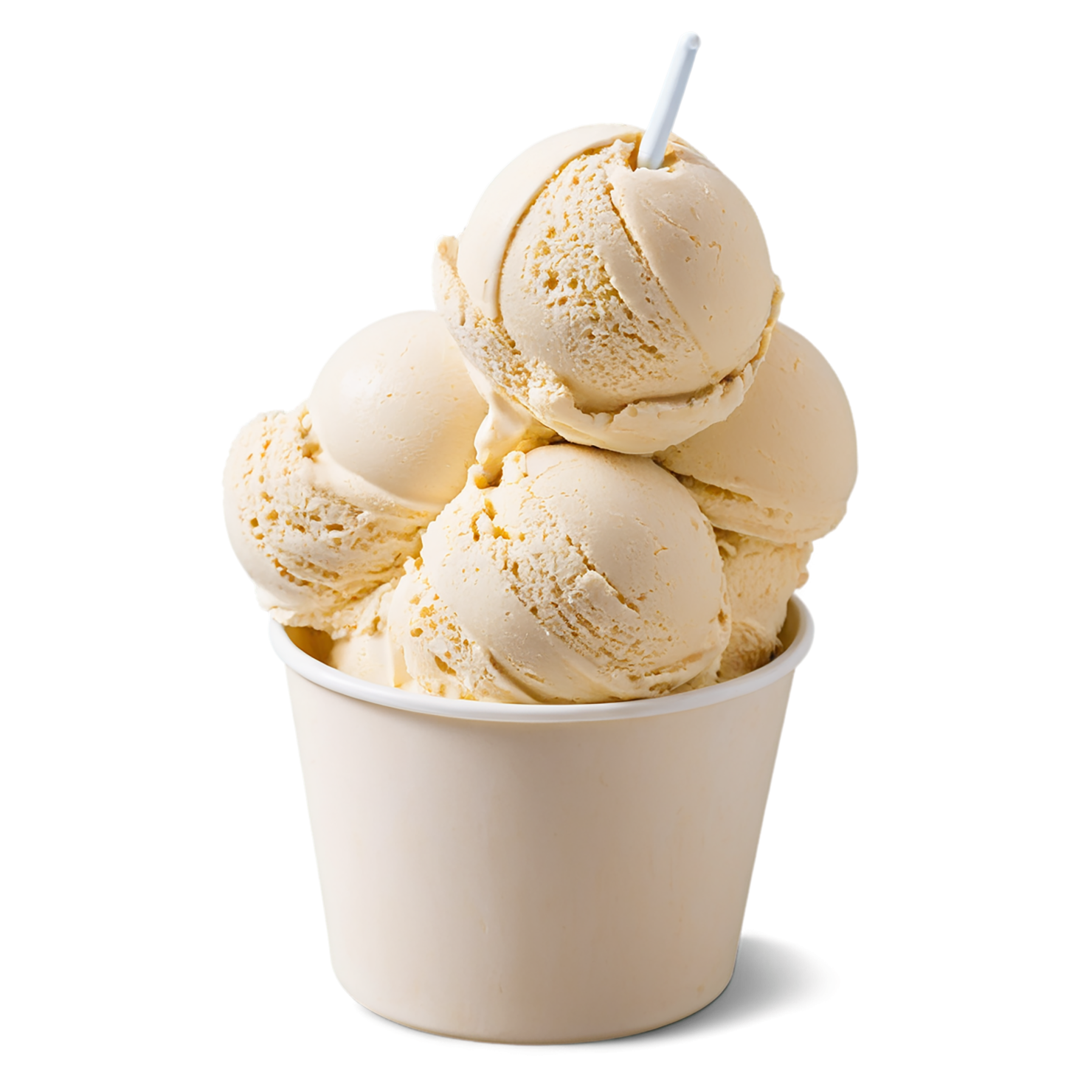 Gelato desserts isolated on transparent background #4909
