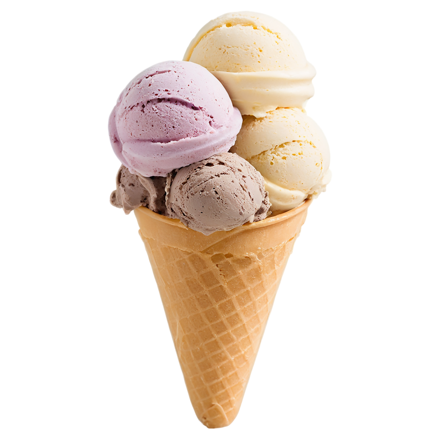 Gelato desserts isolated on transparent background #4912
