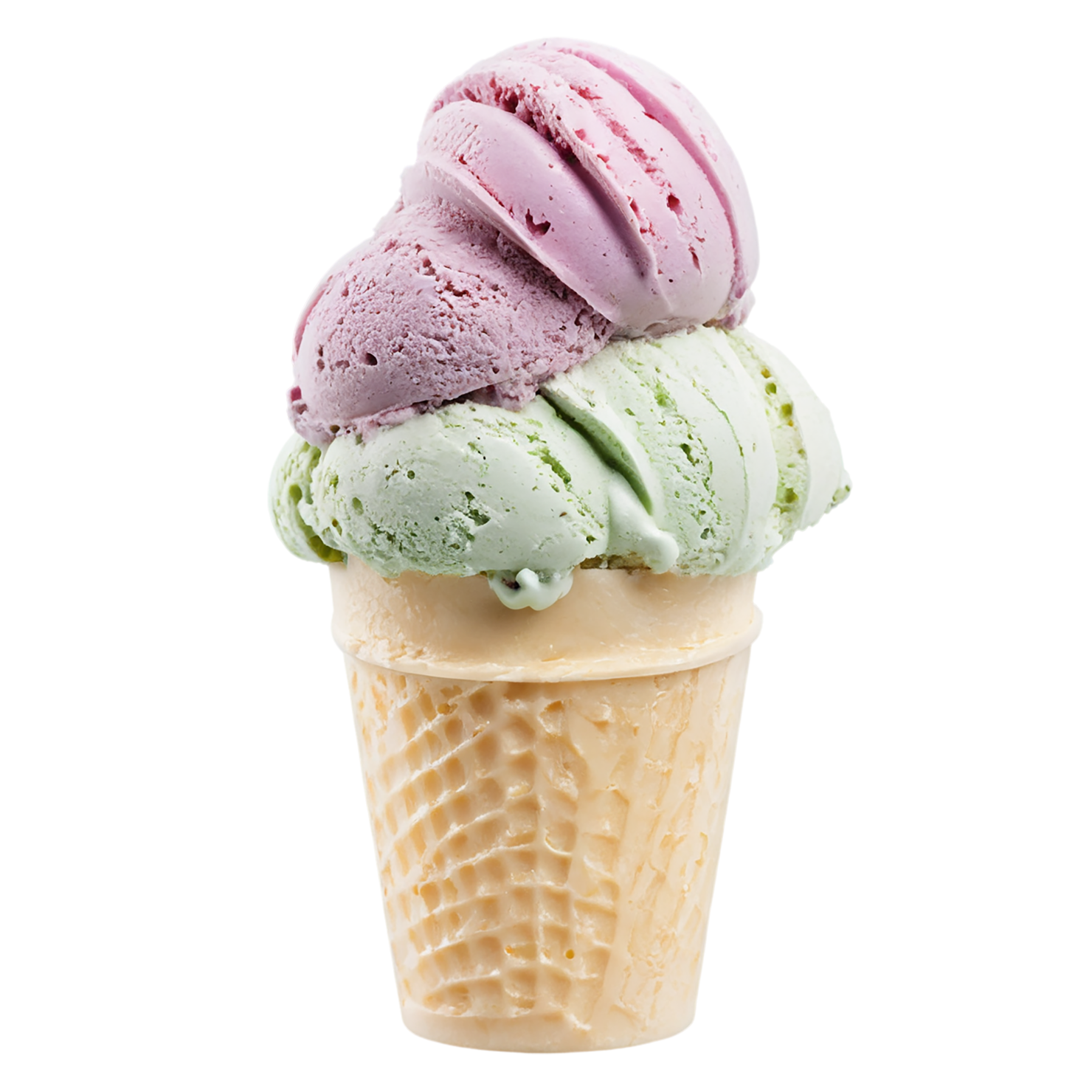 Gelato desserts isolated on transparent background #4914