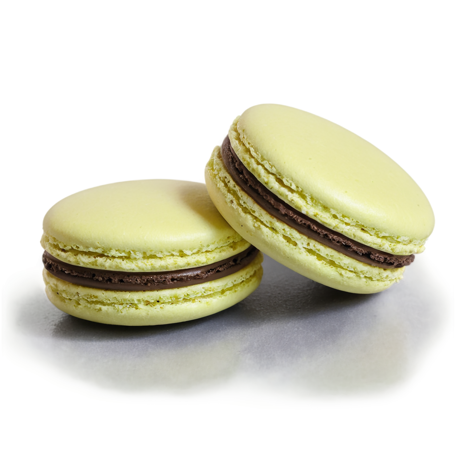 Macarons desserts isolated on transparent background #4924