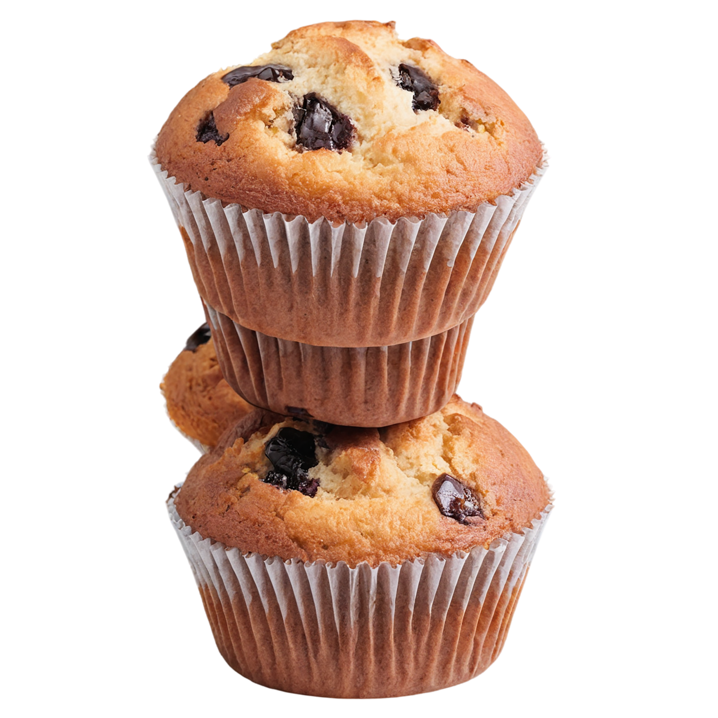 Muffins desserts isolated on transparent background #4952