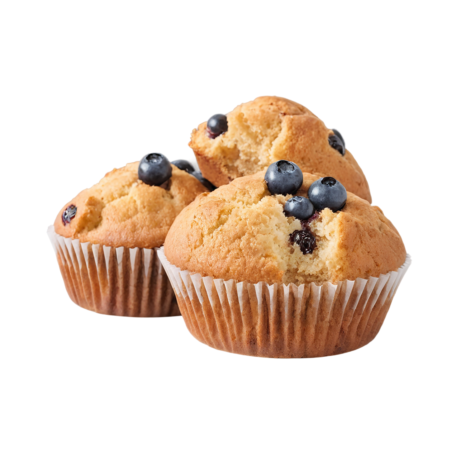 Muffins desserts isolated on transparent background #4953