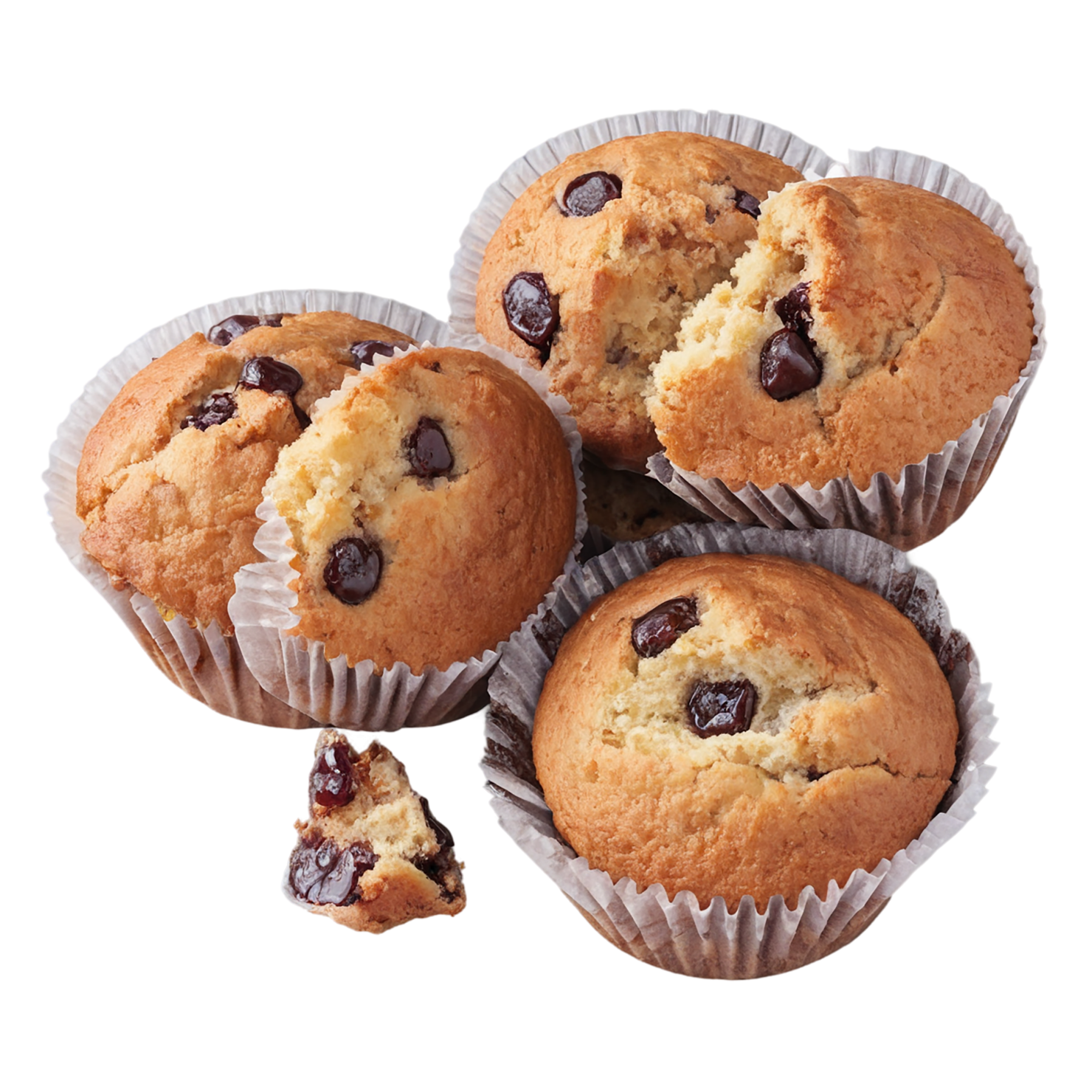 Muffins desserts isolated on transparent background #4955