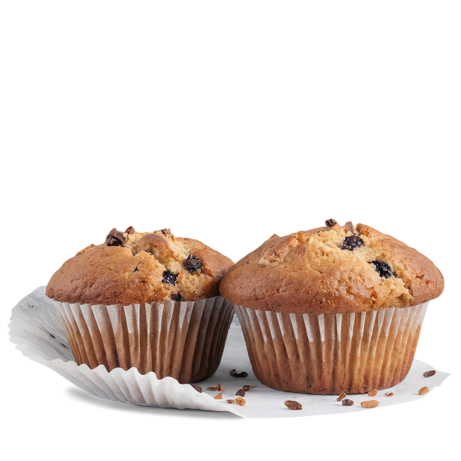 Muffins desserts isolated on transparent background #4964