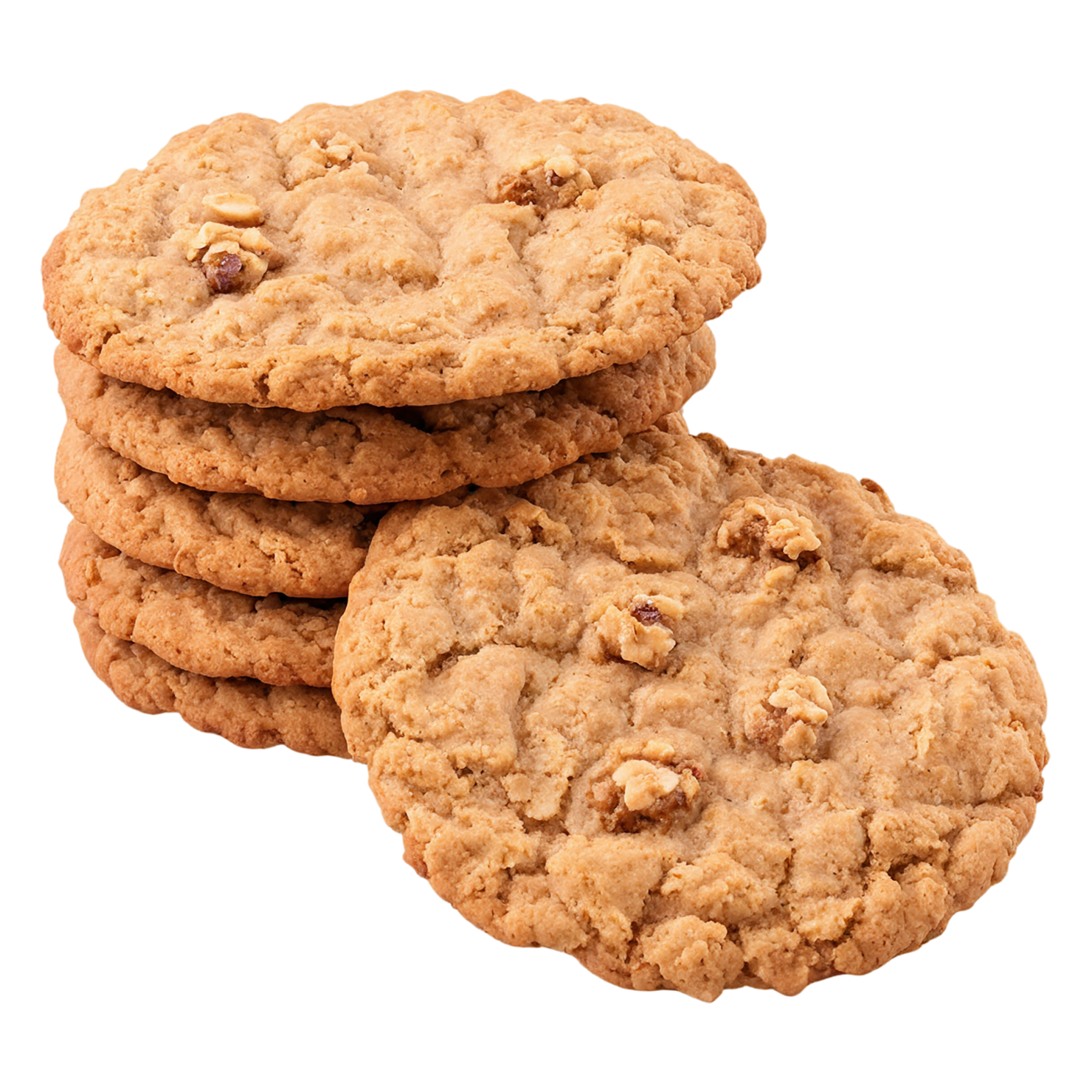 oatmeal cookies desserts isolated on transparent background #4975