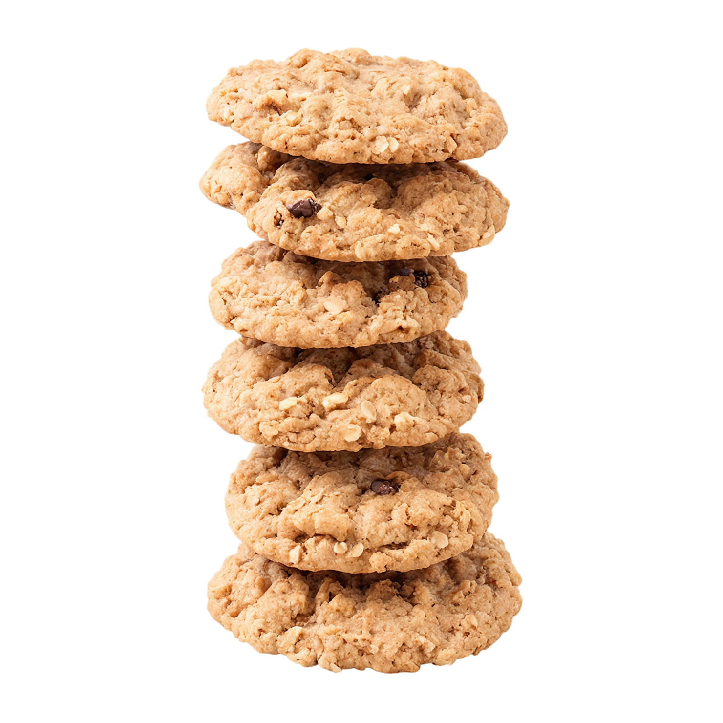 oatmeal cookies desserts isolated on transparent background #4980