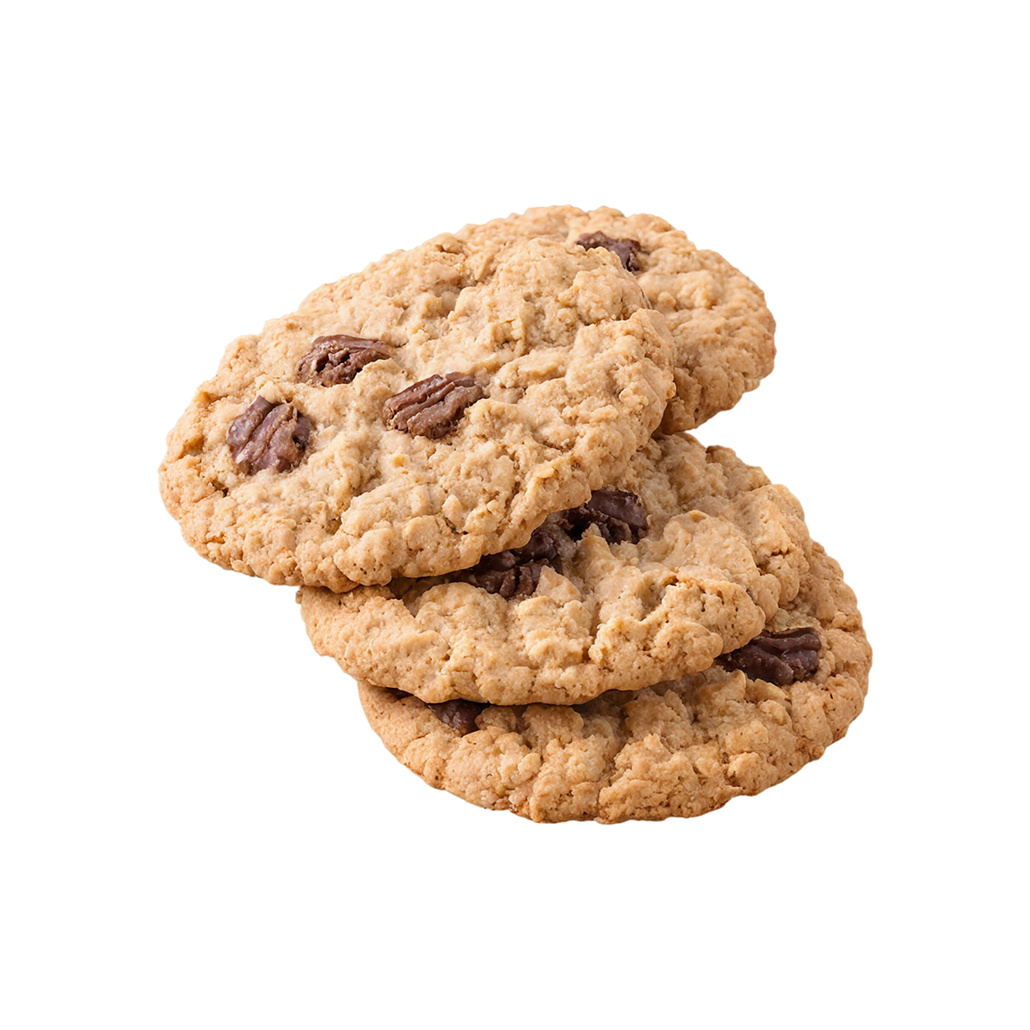 oatmeal cookies desserts isolated on transparent background #4981