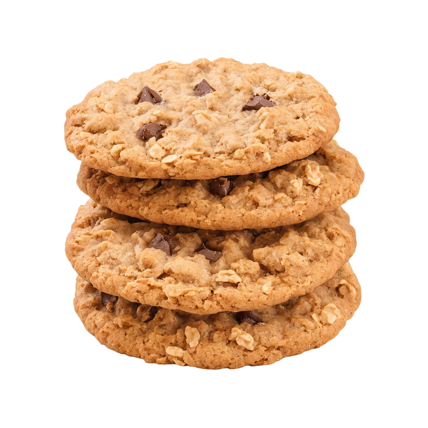oatmeal cookies desserts isolated on transparent background #4982
