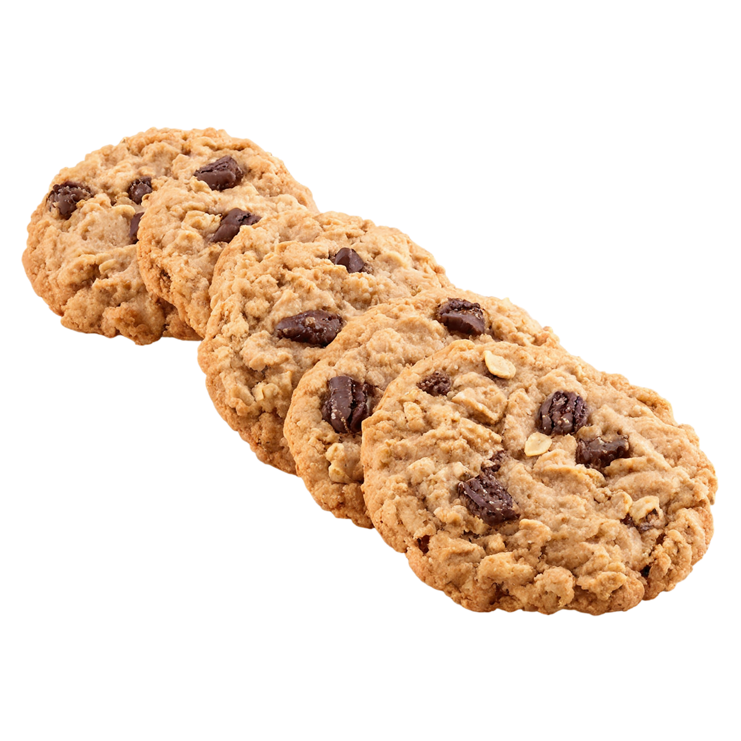 oatmeal cookies desserts isolated on transparent background #4989