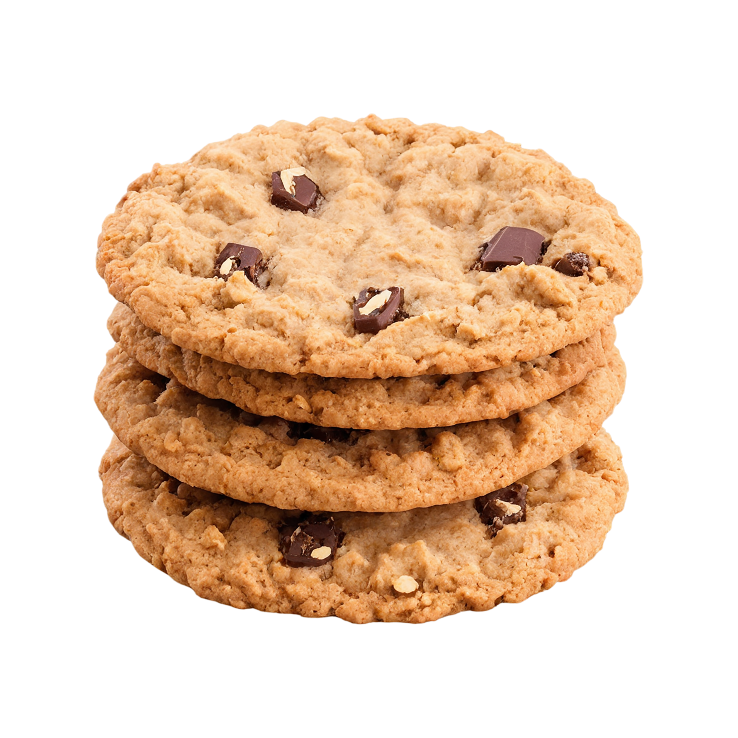 oatmeal cookies desserts isolated on transparent background #4995