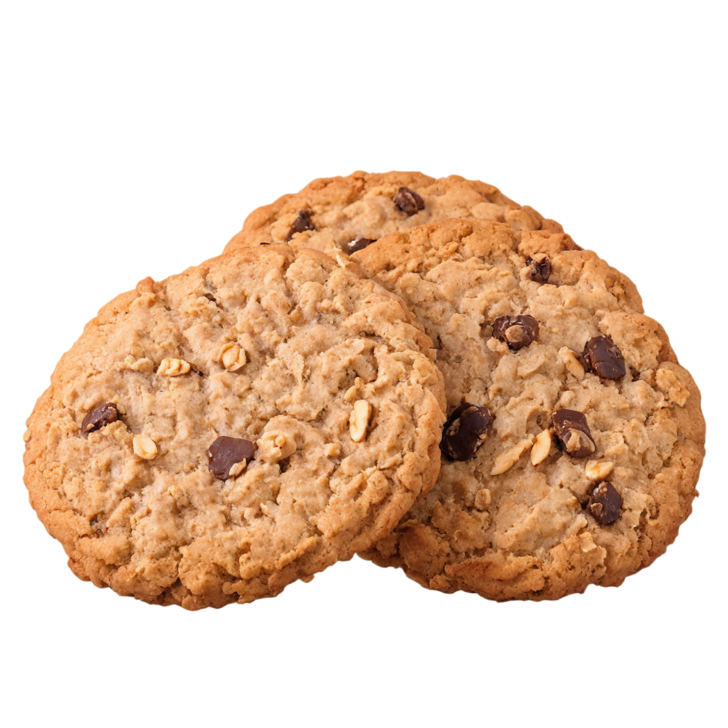 oatmeal cookies desserts isolated on transparent background #4997