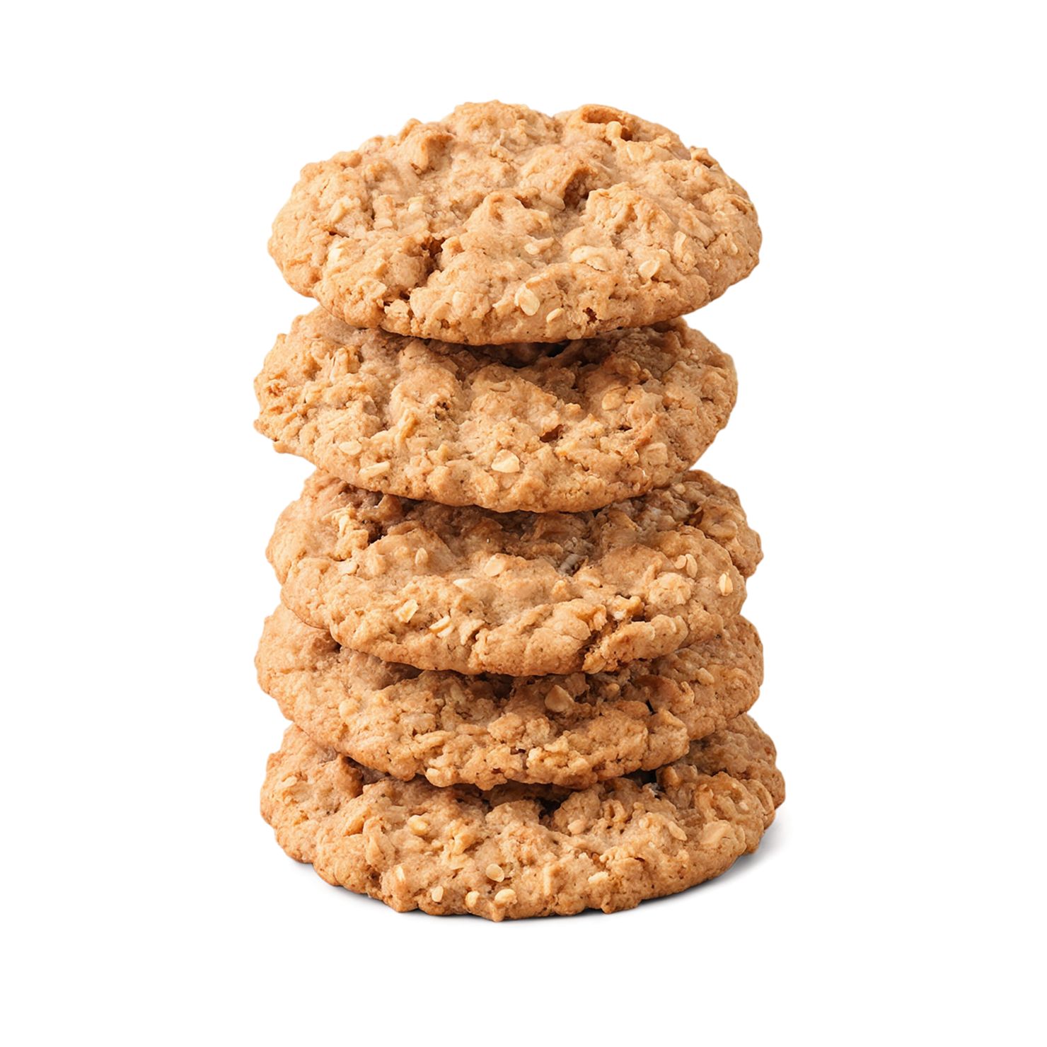 oatmeal cookies desserts isolated on transparent background #4998