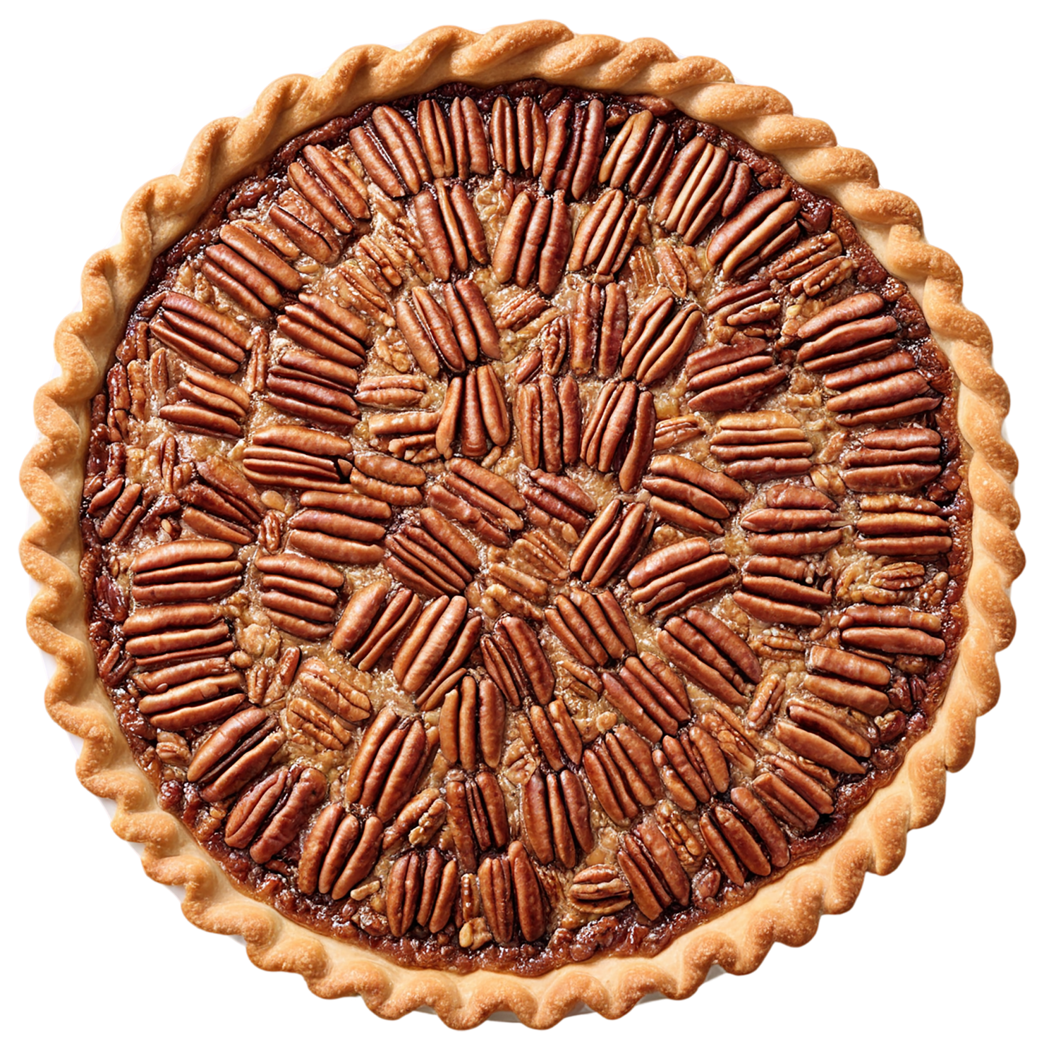 pecan pie desserts isolated on transparent background #5009