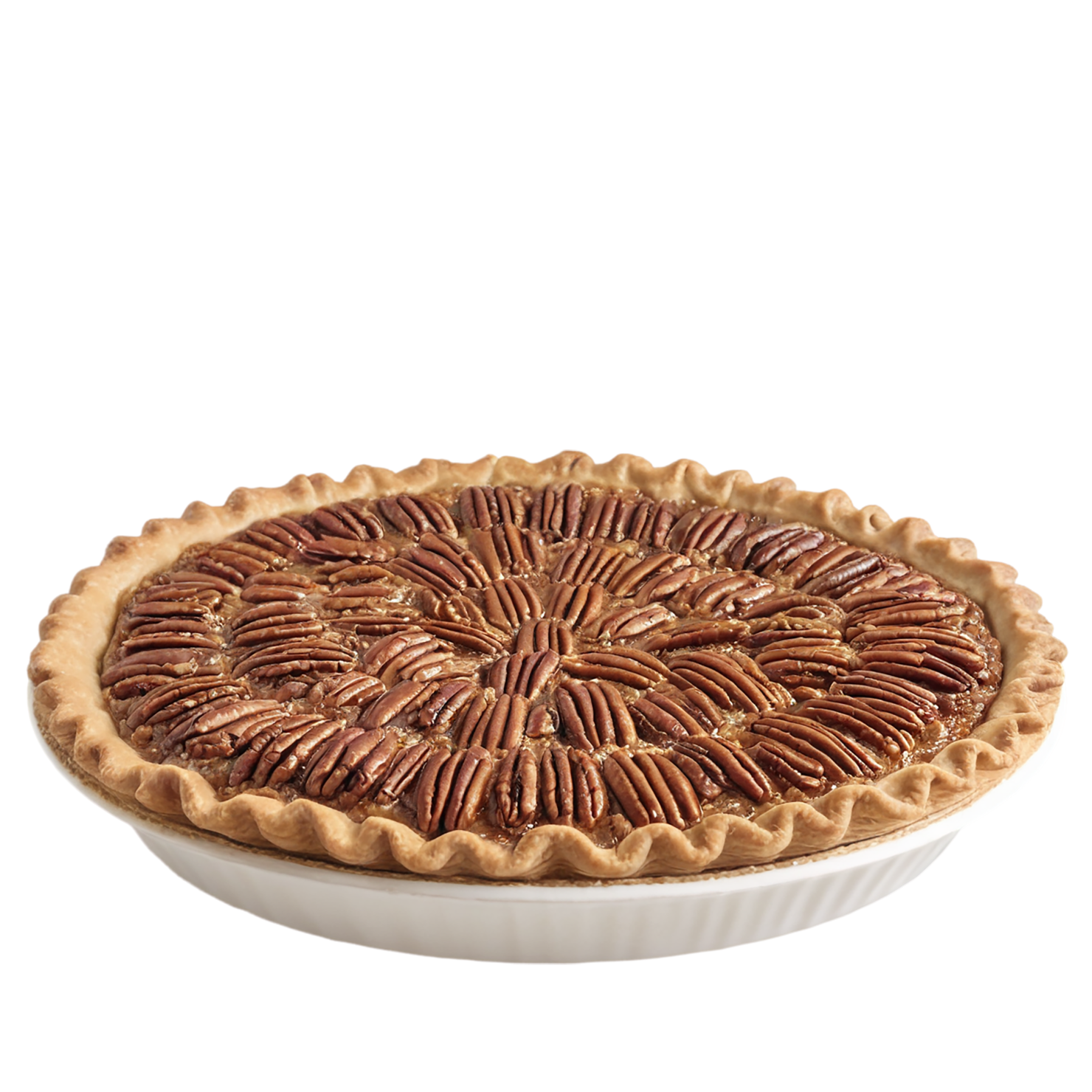 pecan pie desserts isolated on transparent background #5012