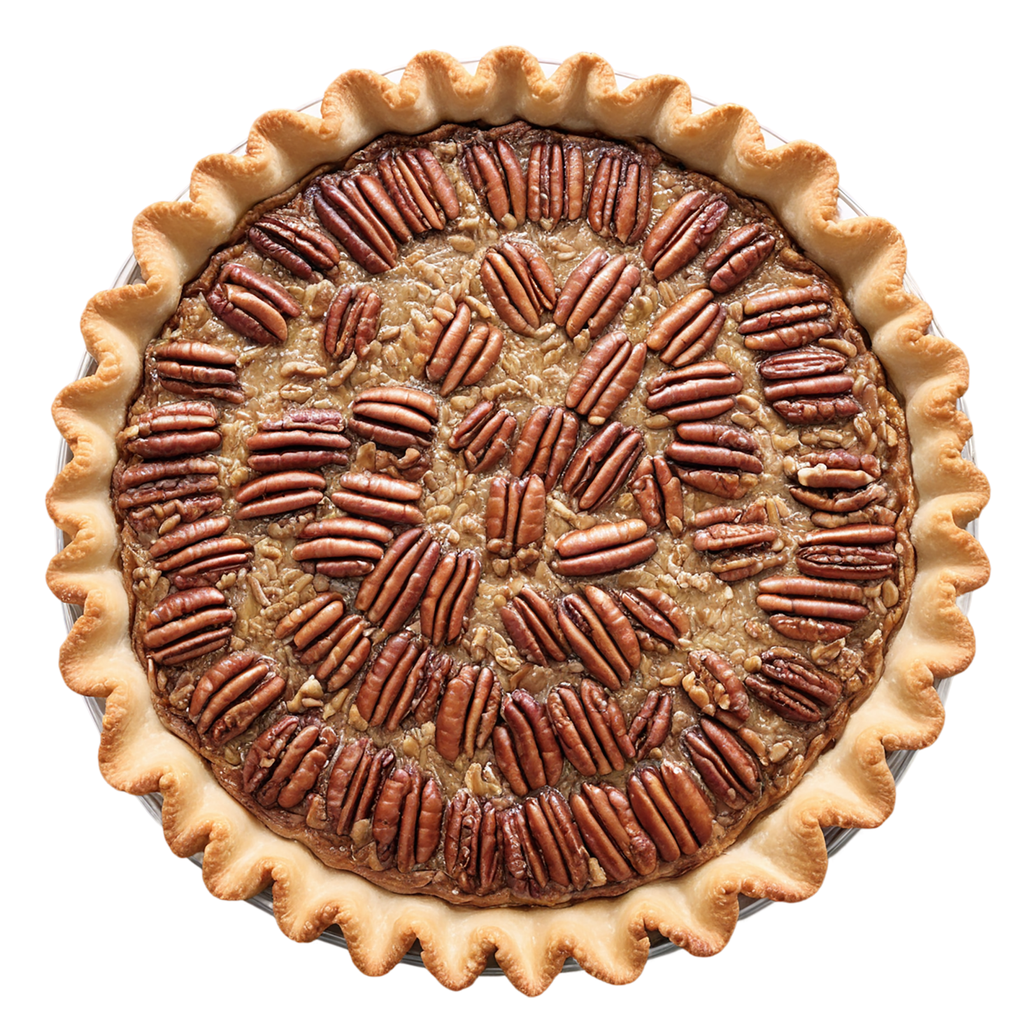 pecan pie desserts isolated on transparent background #5021