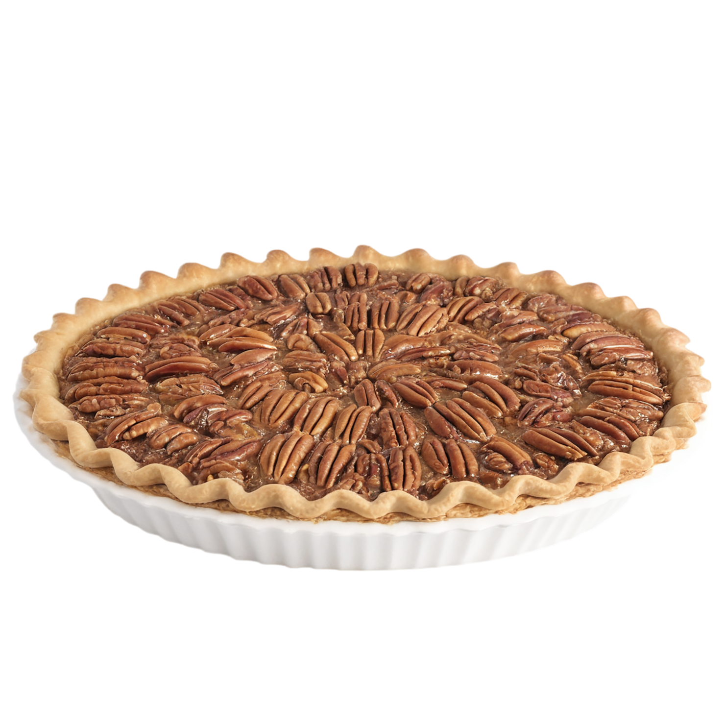 pecan pie desserts isolated on transparent background #5023