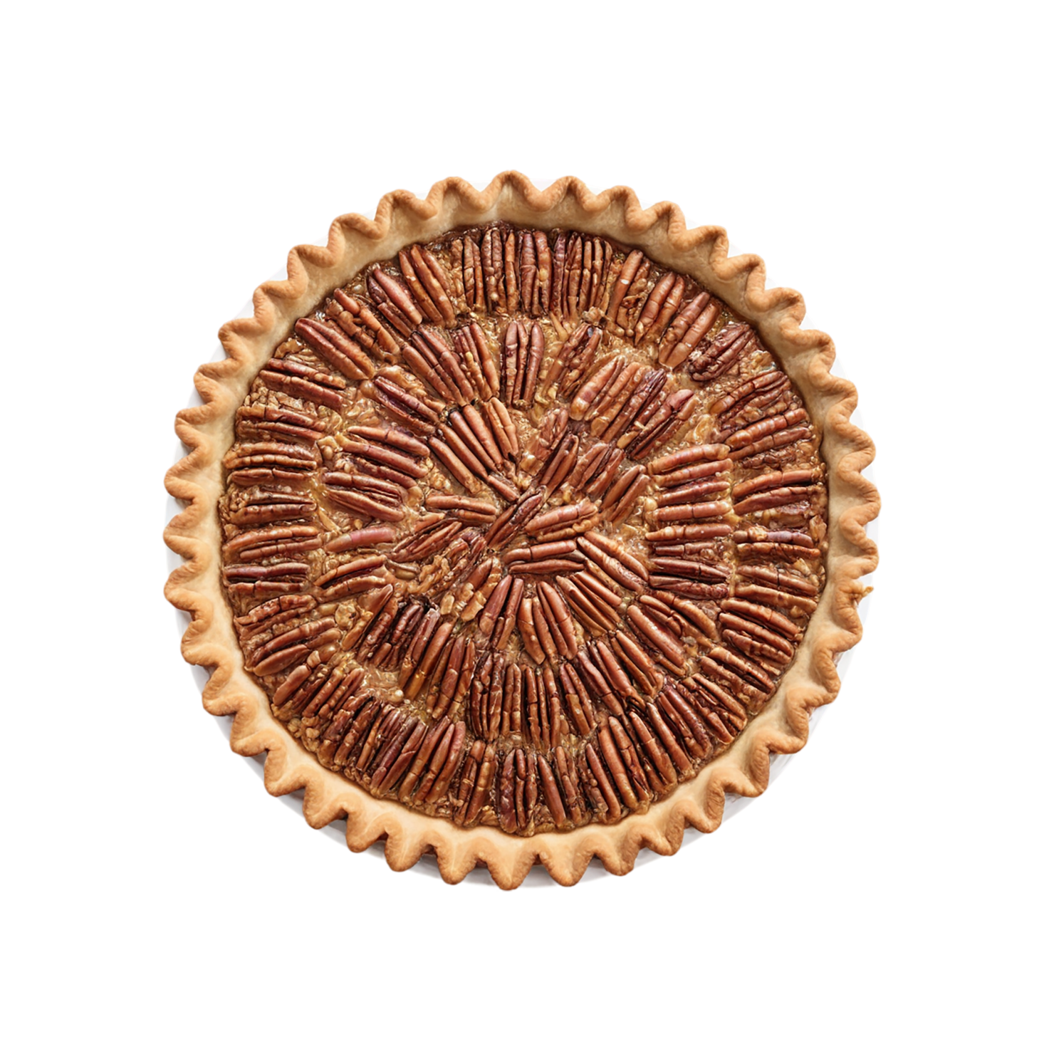 pecan pie desserts isolated on transparent background #5025