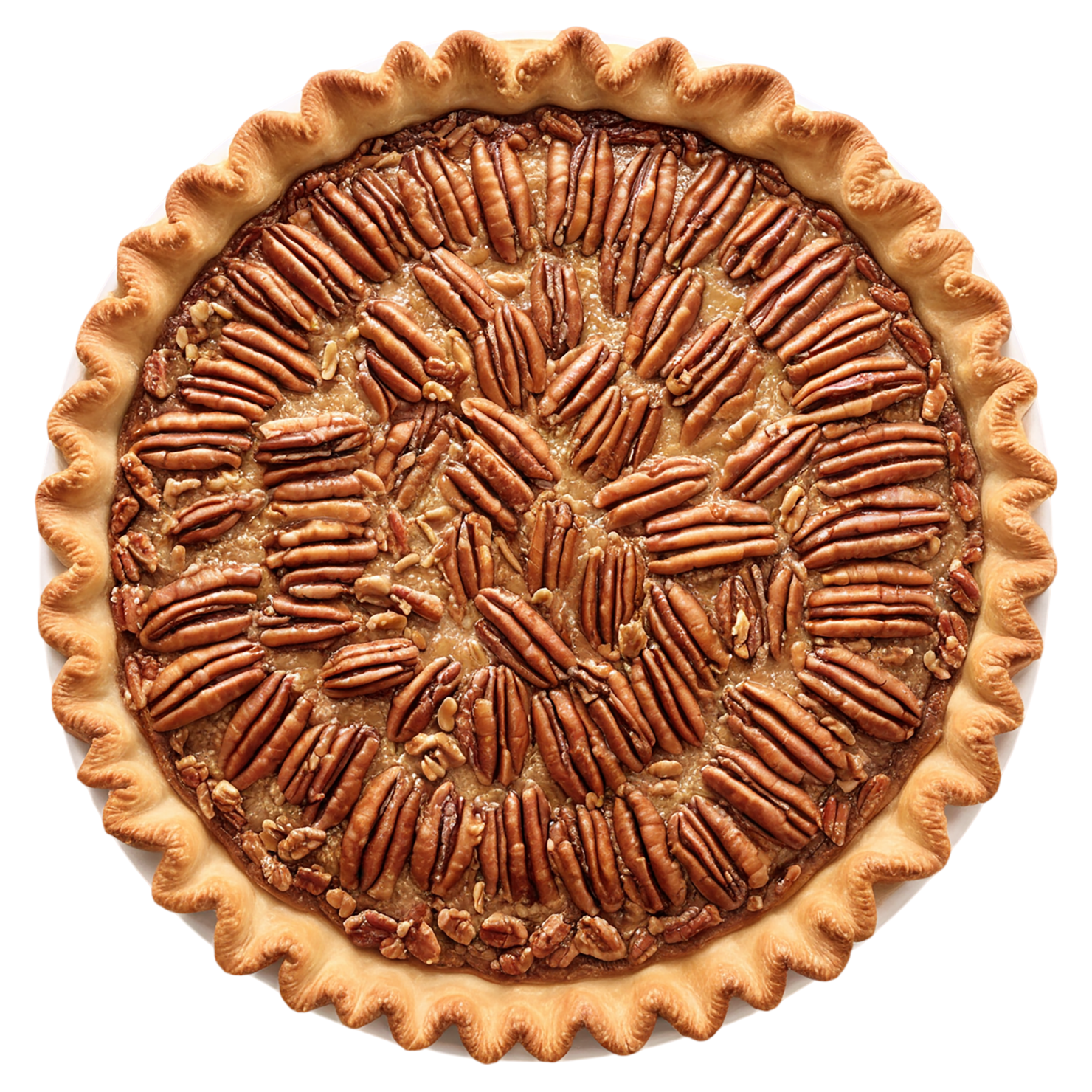 pecan pie desserts isolated on transparent background #5026